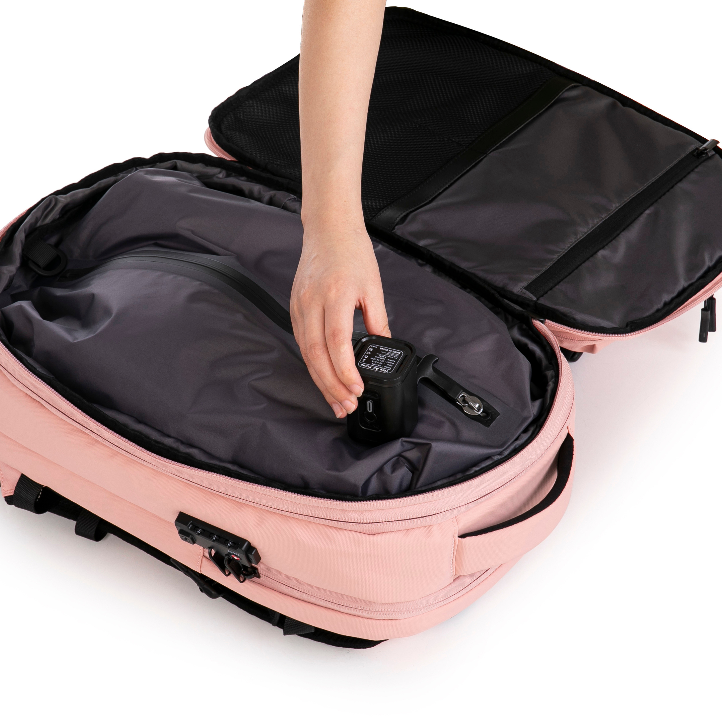 Zaino comprimibile V2 – Con o senza pompa, sacco di compressione incluso