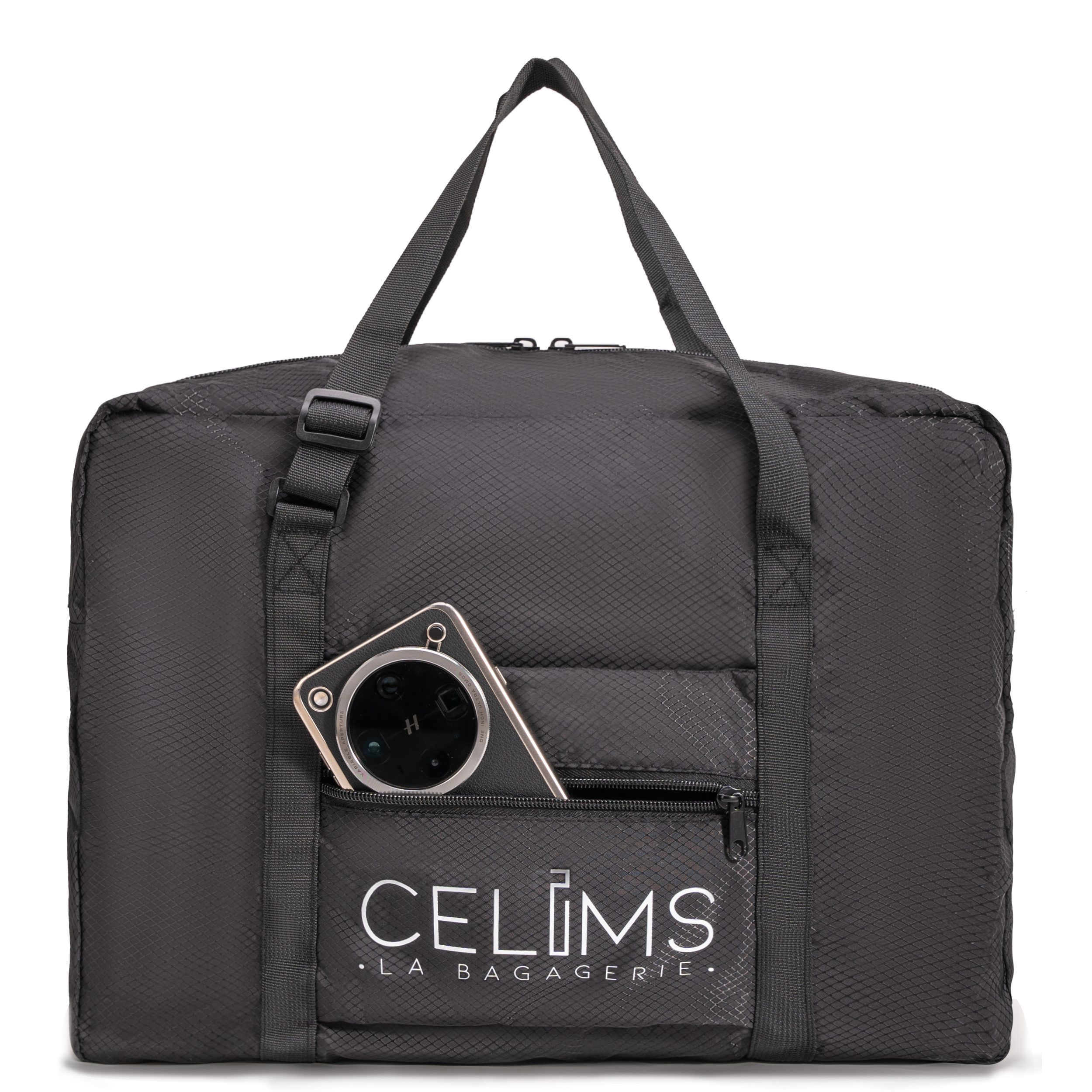 Borsa a Mano CELIMS 40x30x20 – Pieghevole Ultra Compatta – Nylon Ripstop Impermeabile – Ultraleggera