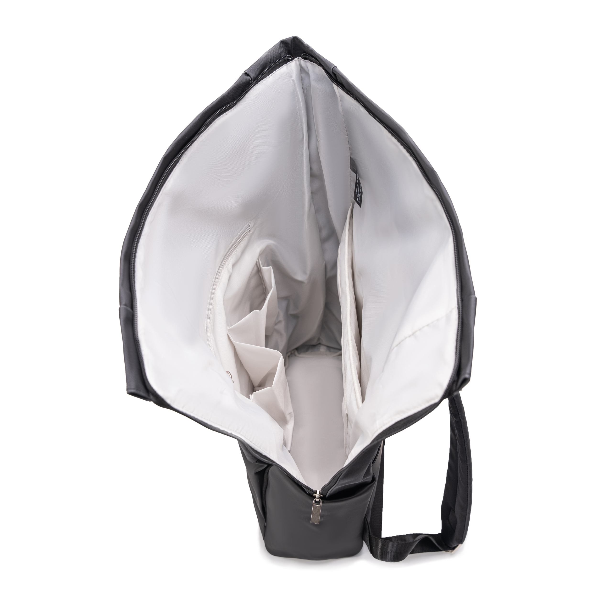 Zaino Roll-Top CELIMS - Bagaglio a mano 40x30x20cm - Impermeabile e ultra resistente - Nero