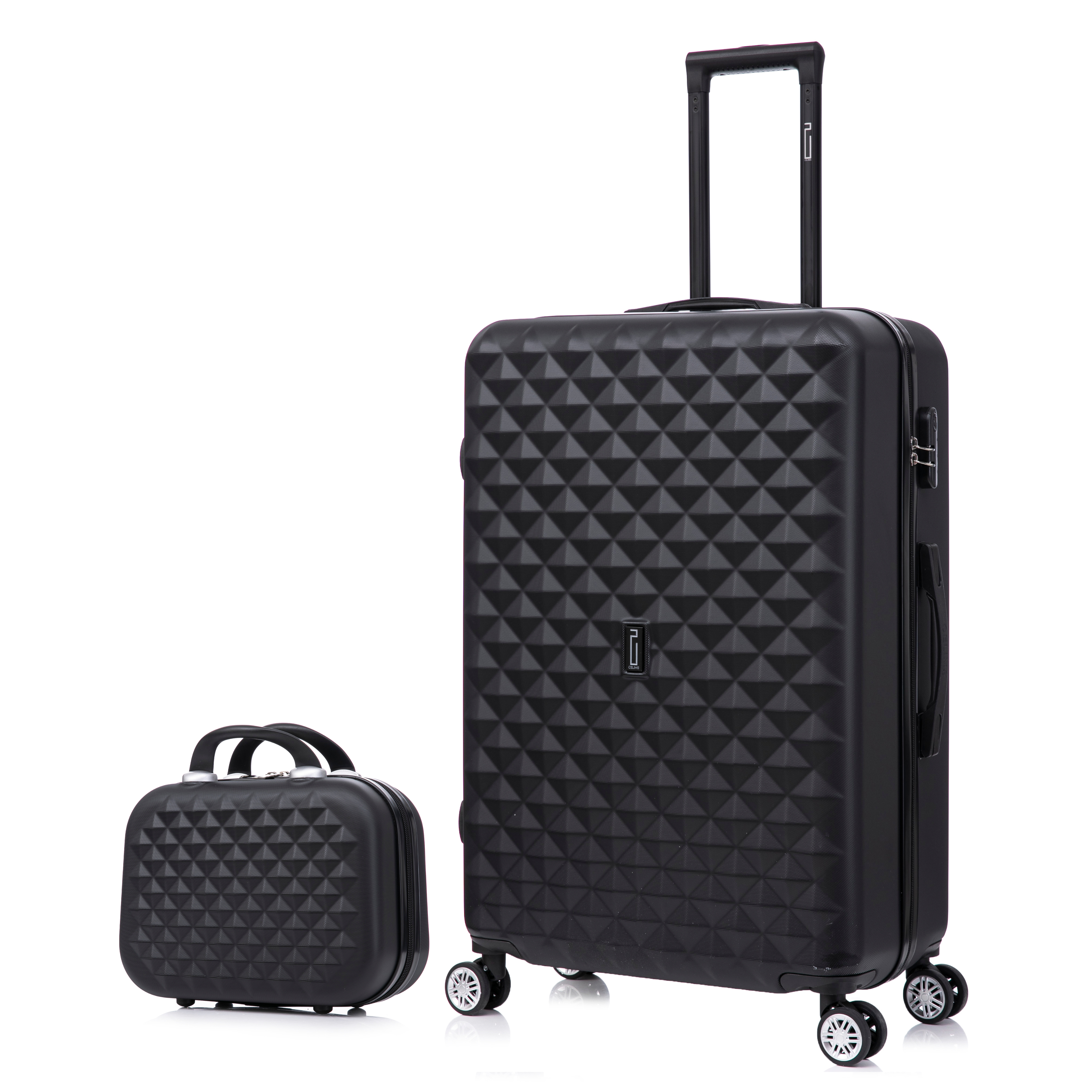 Large Suitcase with Vanity Urban | Large Hard Shell Suitcase | 75x45x28 cm | Rose Gold