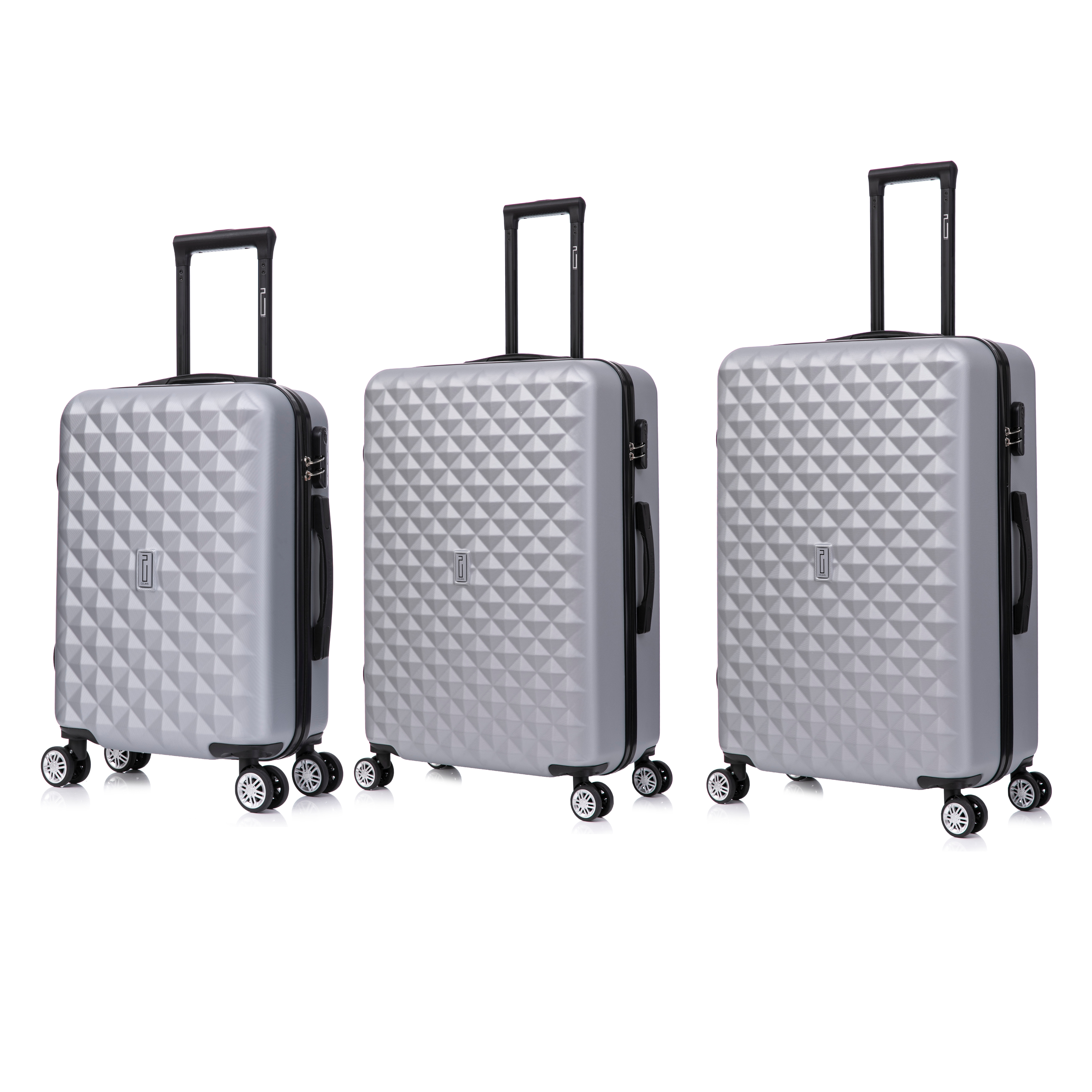 3-Piece Urban Luggage Set | Cabin Suitcase | Medium Suitcase | Large Suitcase – Black