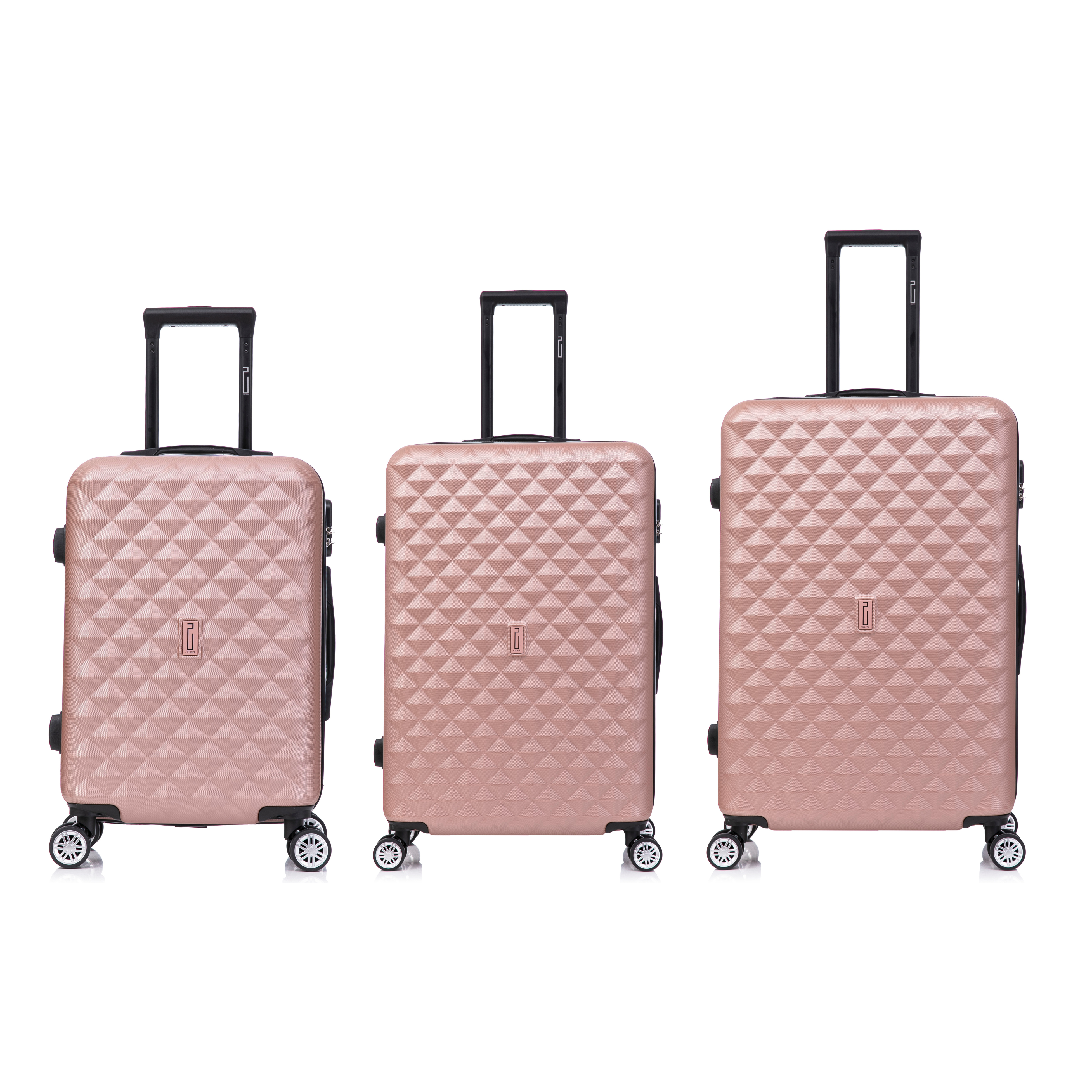 3-Piece Urban Luggage Set | Cabin Suitcase | Medium Suitcase | Large Suitcase – Black