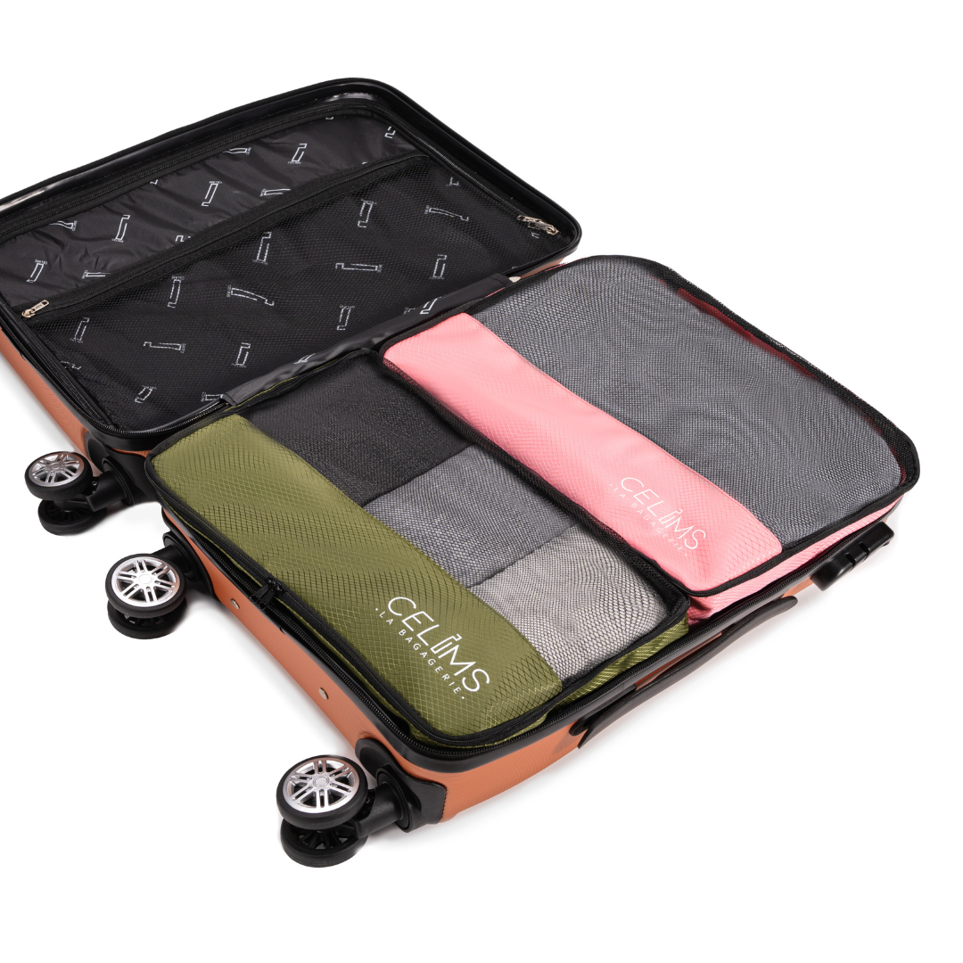 PACKING CUBE – Cube de Rangement Valise – Organisateur Bagage Voyage Léger et Pliable – Accessoire de Voyage
