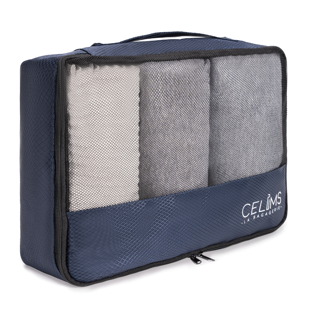 PACKING CUBE – Cube de Rangement Valise – Organisateur Bagage Voyage Léger et Pliable – Accessoire de Voyage
