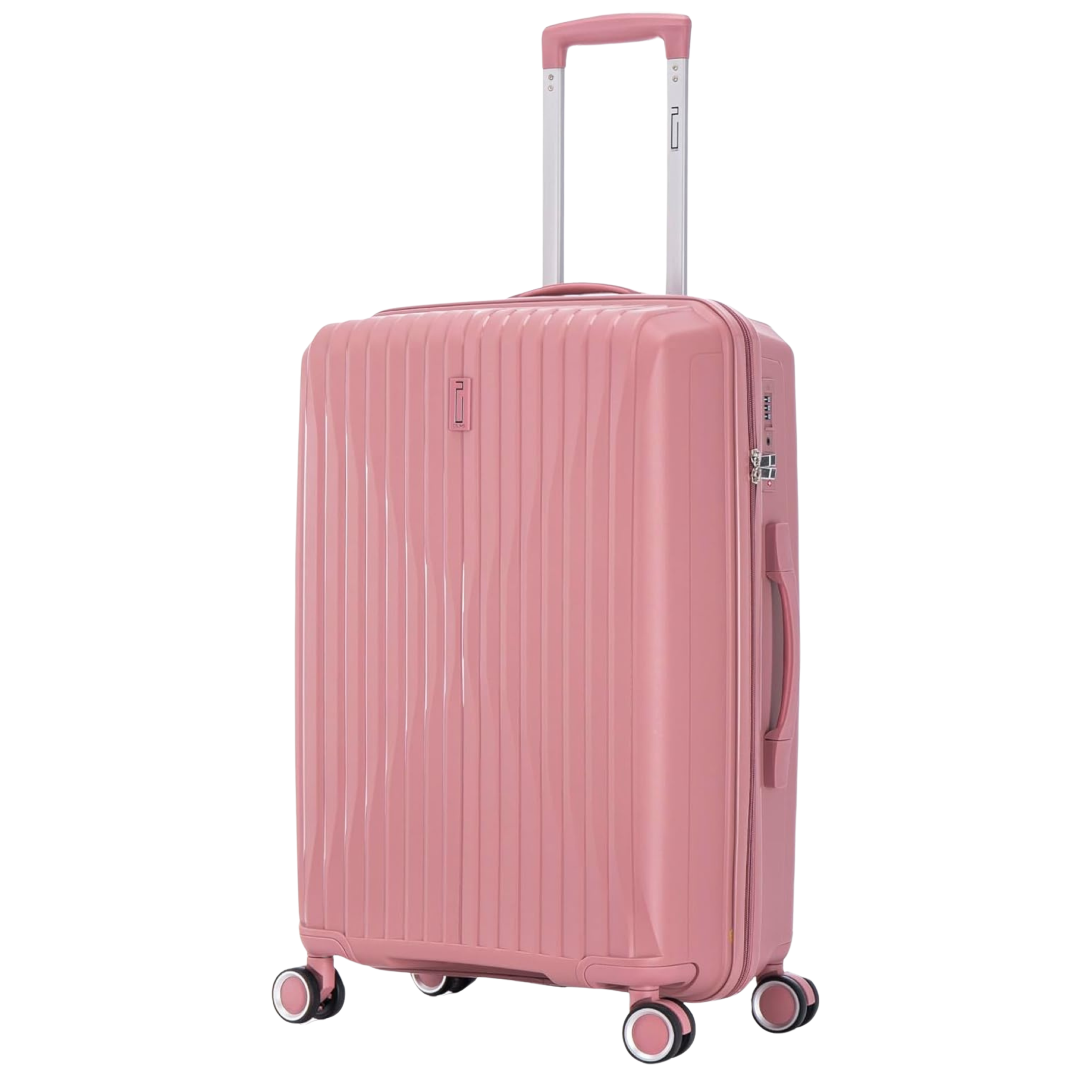 25” Medium Polypropylene Suitcase | 20 kg Suitcase | Black