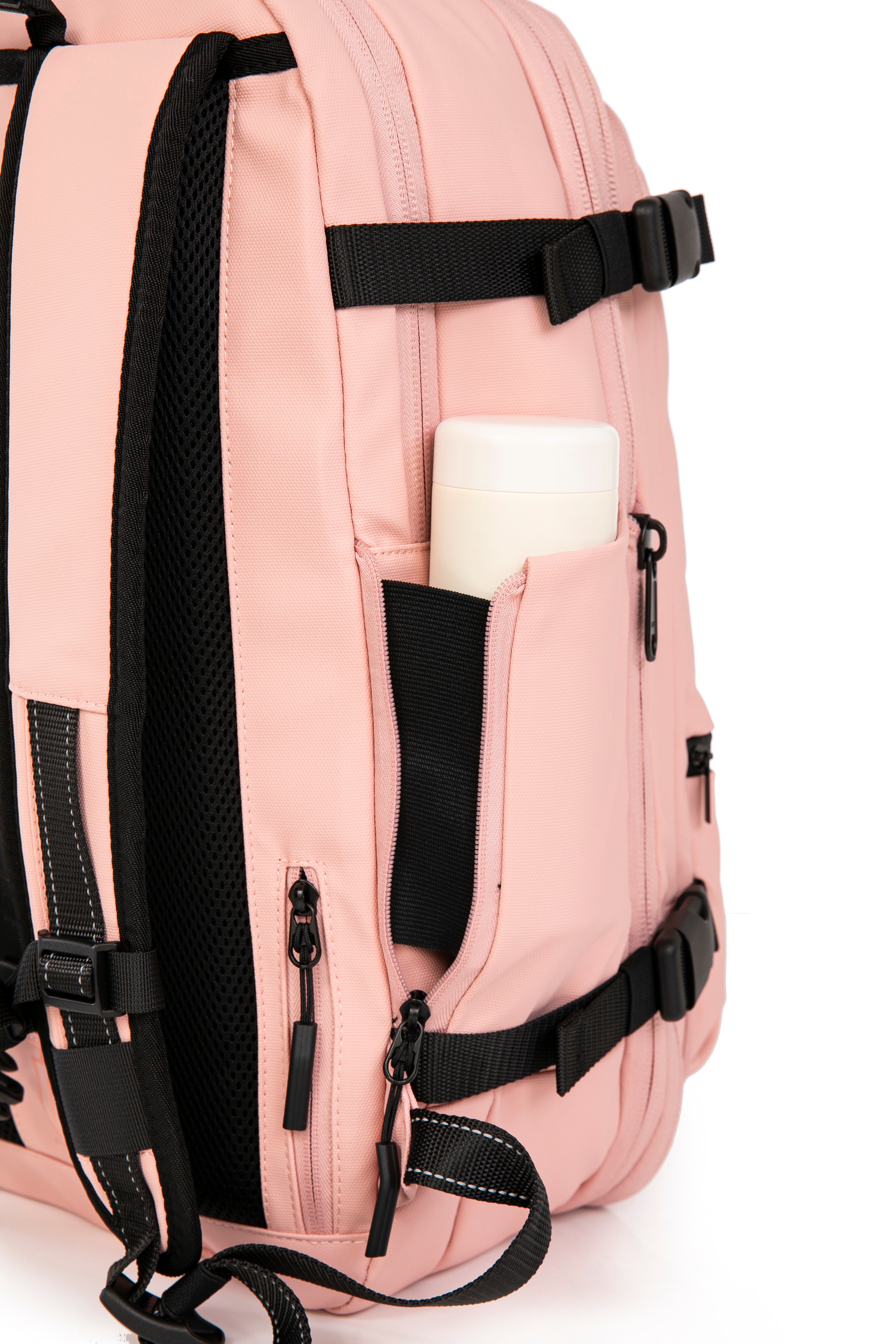 Mochila de viaje | Mochila de vacío | Impermeable – Negro con bomba