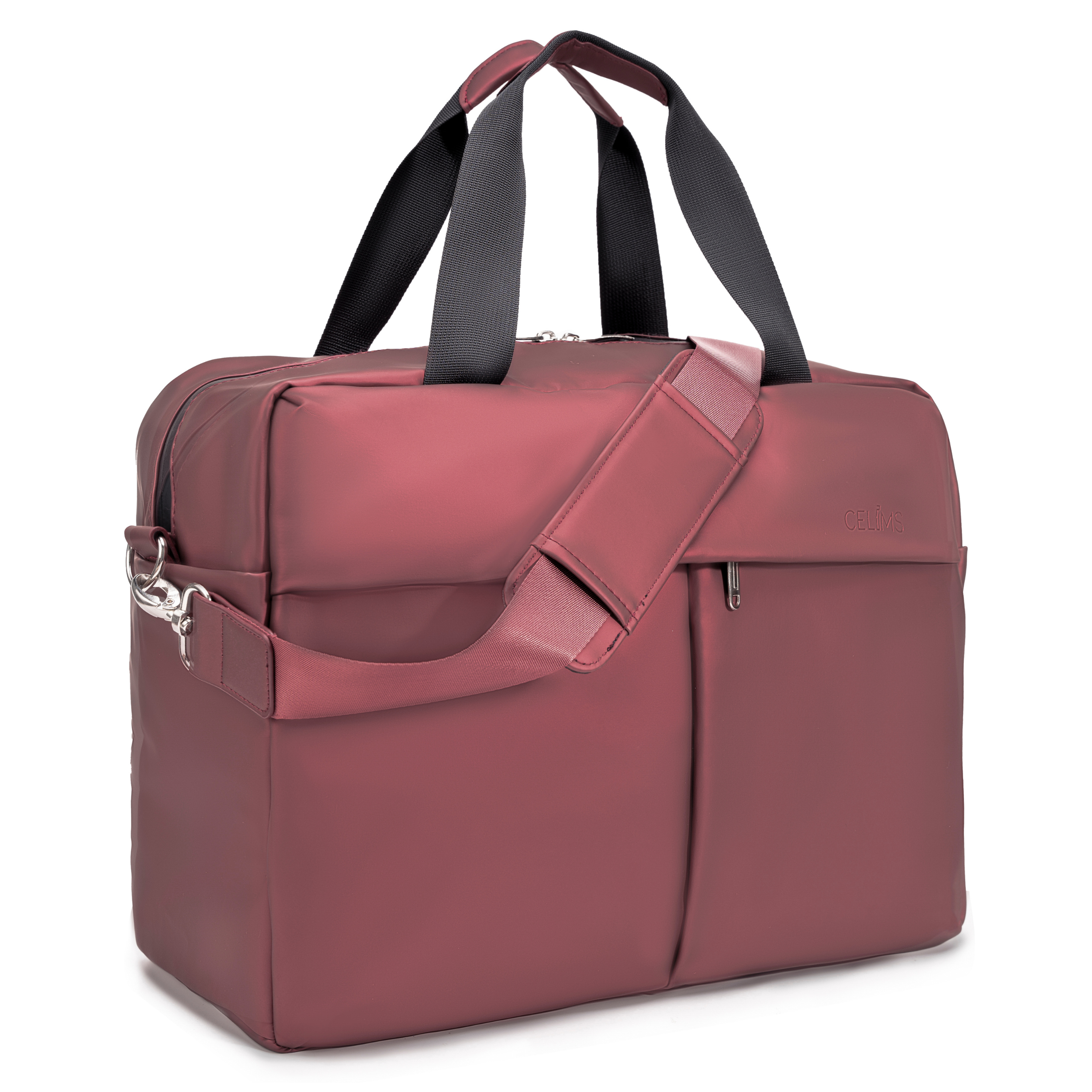 Sac 24H CELIMS 40x30x20 – Bagage Cabine – Ordinateur 15,6” – Imperméable – Cuir Vegan