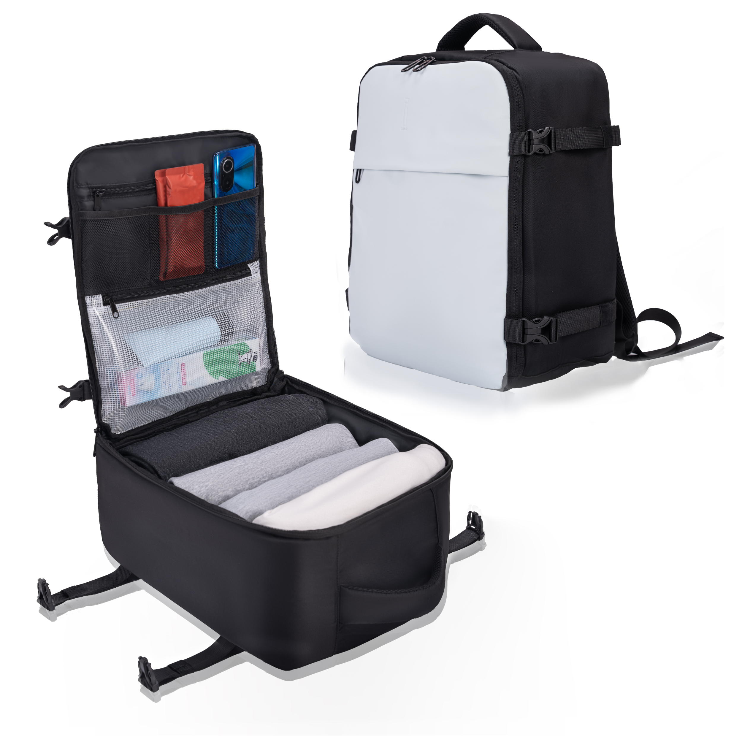 Zaino CELIMS 40x30x20 - Bagaglio a mano - Impermeabile - Rosa