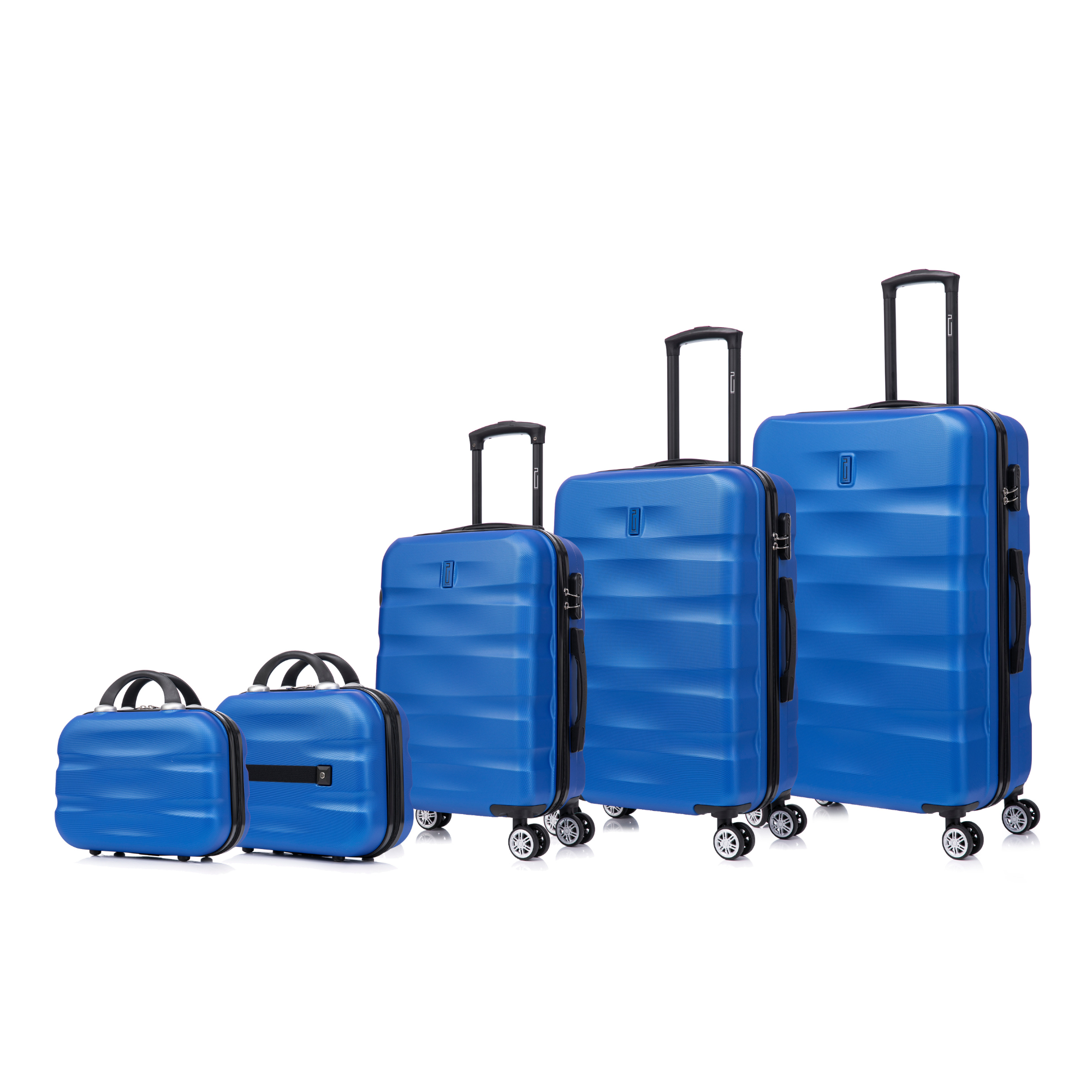 SET - Set di 5 valigie - ABS (XL-75cm) (L-65cm) (S-55cm)