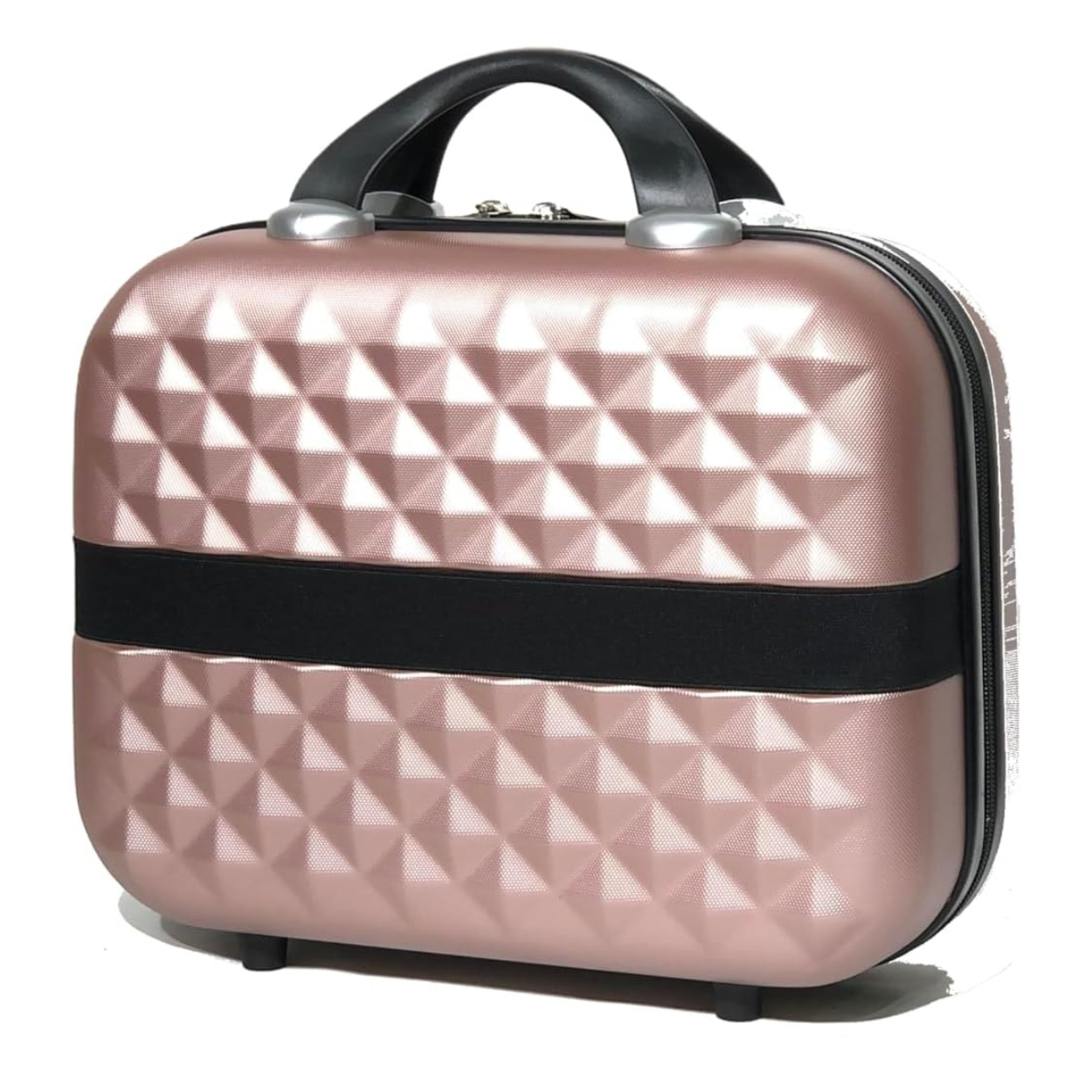 Valise Grande avec Vanity Urban | Grande Valise Rigide | 75x45x28 | Rose Gold - Celims France