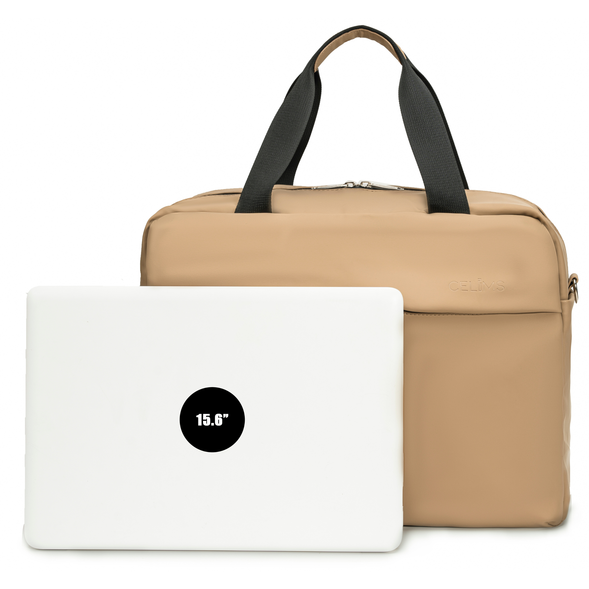Sac 24H CELIMS 40x30x20 – Bagage Cabine – Ordinateur 15,6” – Imperméable – Cuir Vegan
