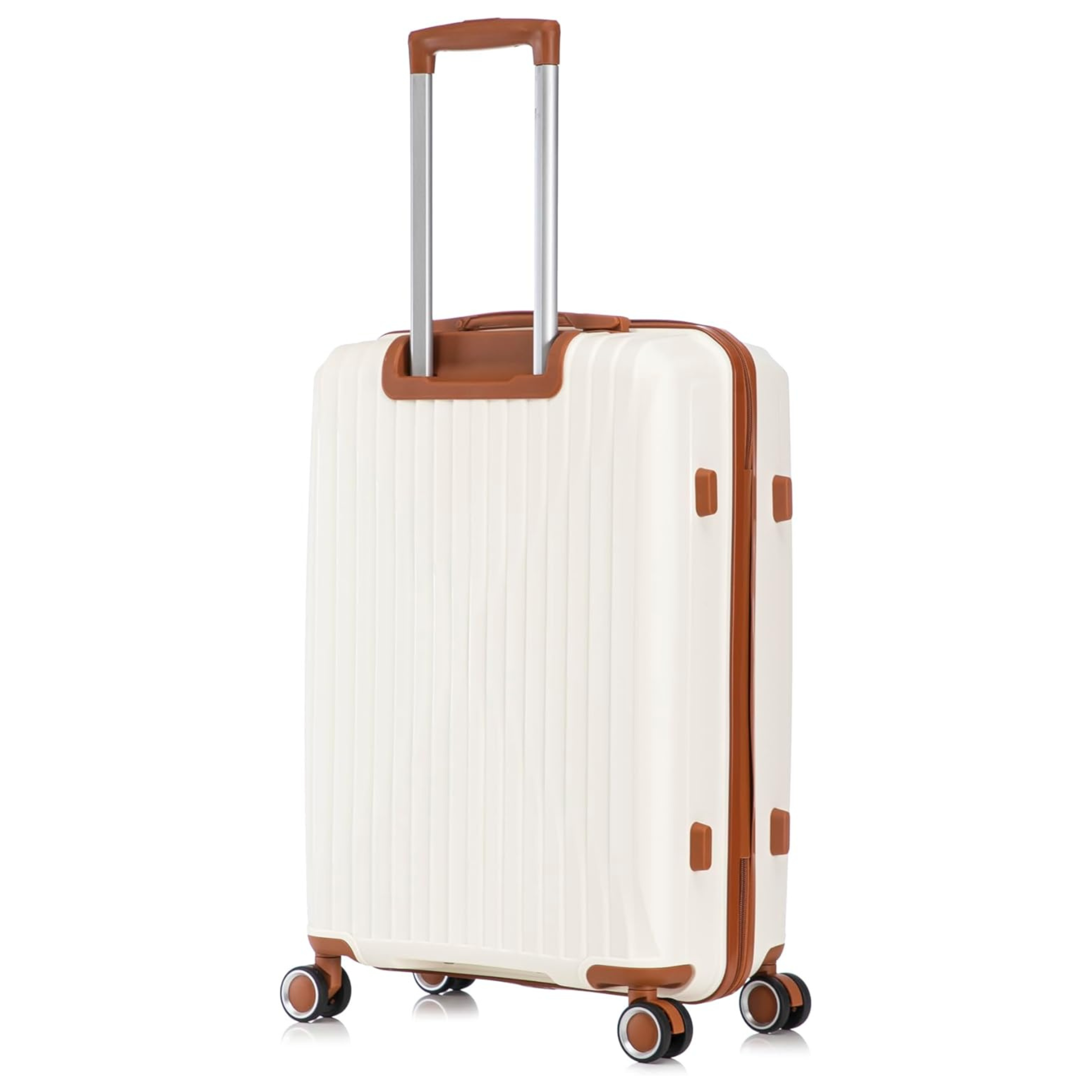 Valise Grande Taille En Polypropylène | Valise Soute 23 kg | 75x45x28 | Beige