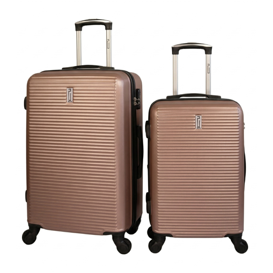 SET - Set di 2 Valigie - ABS - Cabina S (55cm) - Stiva L (65cm)