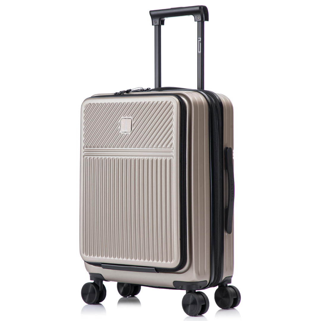 Valise Cabine 58 cm ABS – Front Opening - Extensible & Serrure TSA