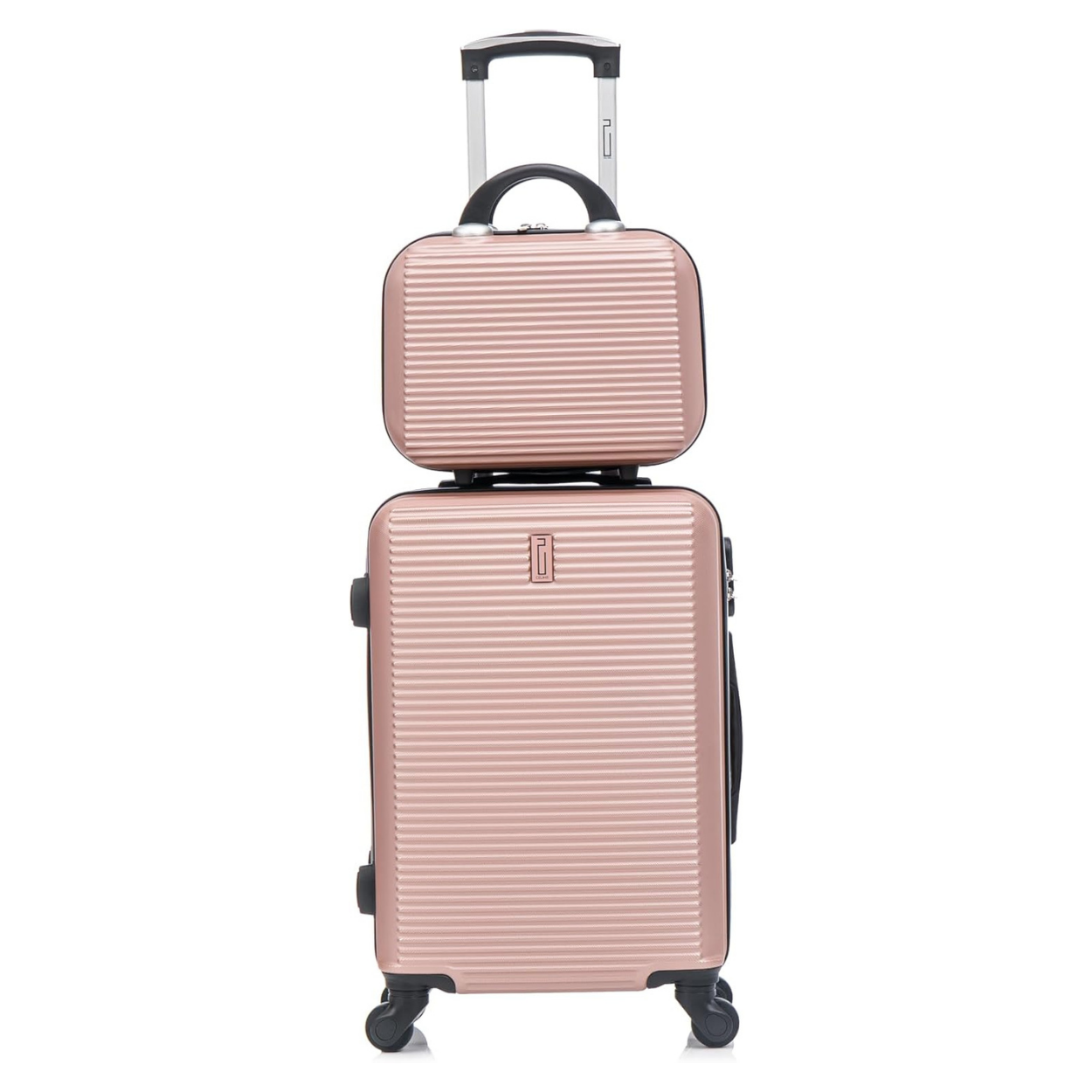Set De Valise 5 pièces Week-end | Valise Cabine | Valise Moyenne | Valise Grande | 2x Vanity – Rose Gold - Celims France