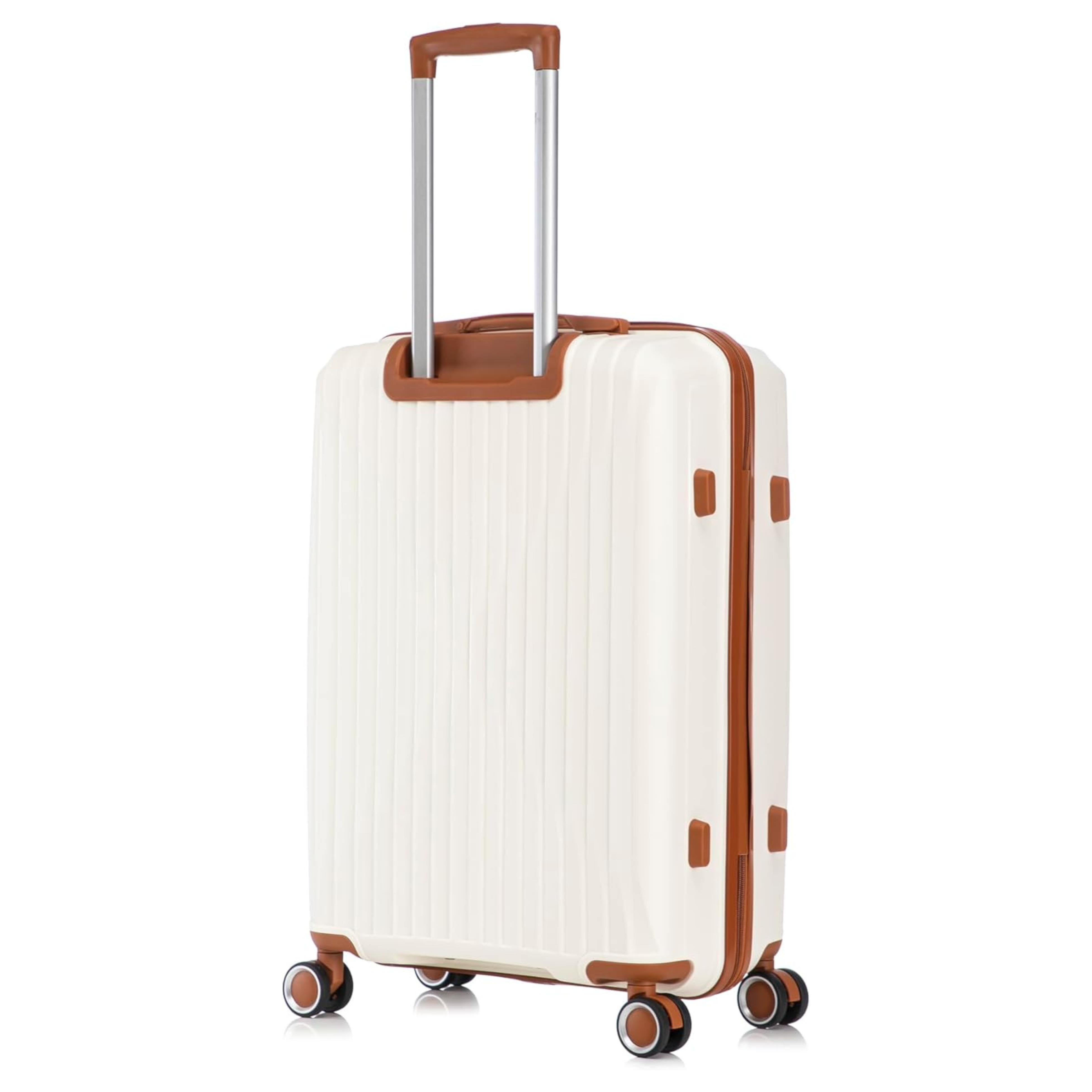 Valise Grande Taille En Polypropylène | Valise Soute 23 kg | 75x45x28 | Beige