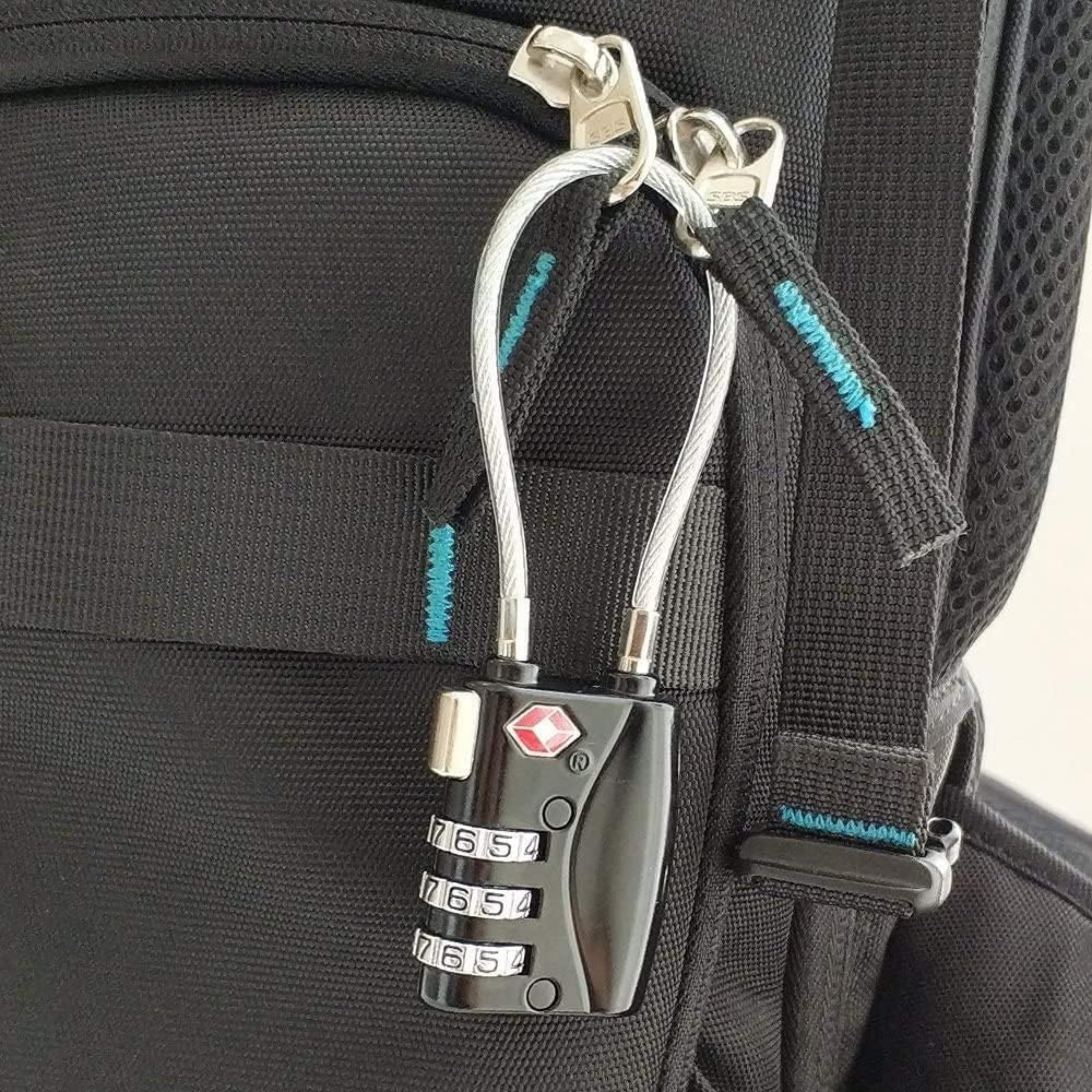 🎁 Lucchetto TSA per valigia per aereo | Lucchetto a combinazione | Lucchetto per valigia | Protezione ideale per il tuo bagaglio | (sconto del 100%)