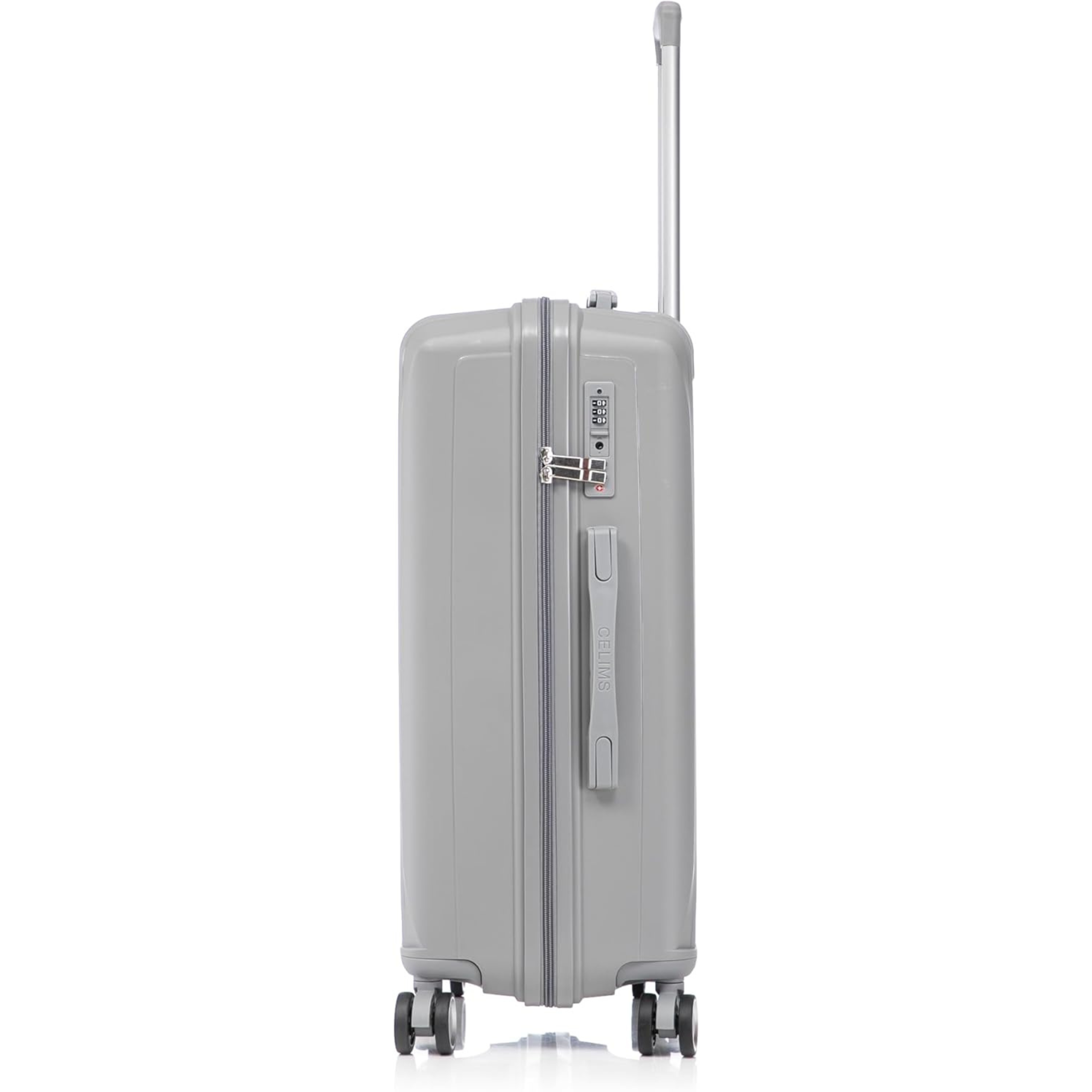 3 Piece Polypropylene Suitcase Set | Cabin Suitcase | Medium Suitcase | Large Suitcase - Blue