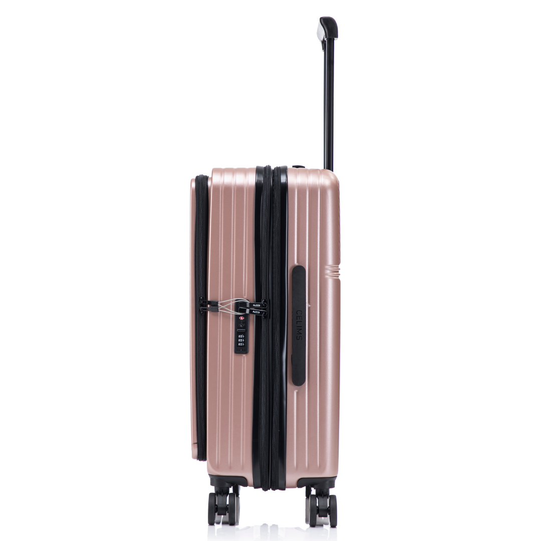 Valise Soute L (65 cm) ABS – Front Opening - Extensible & Serrure TSA
