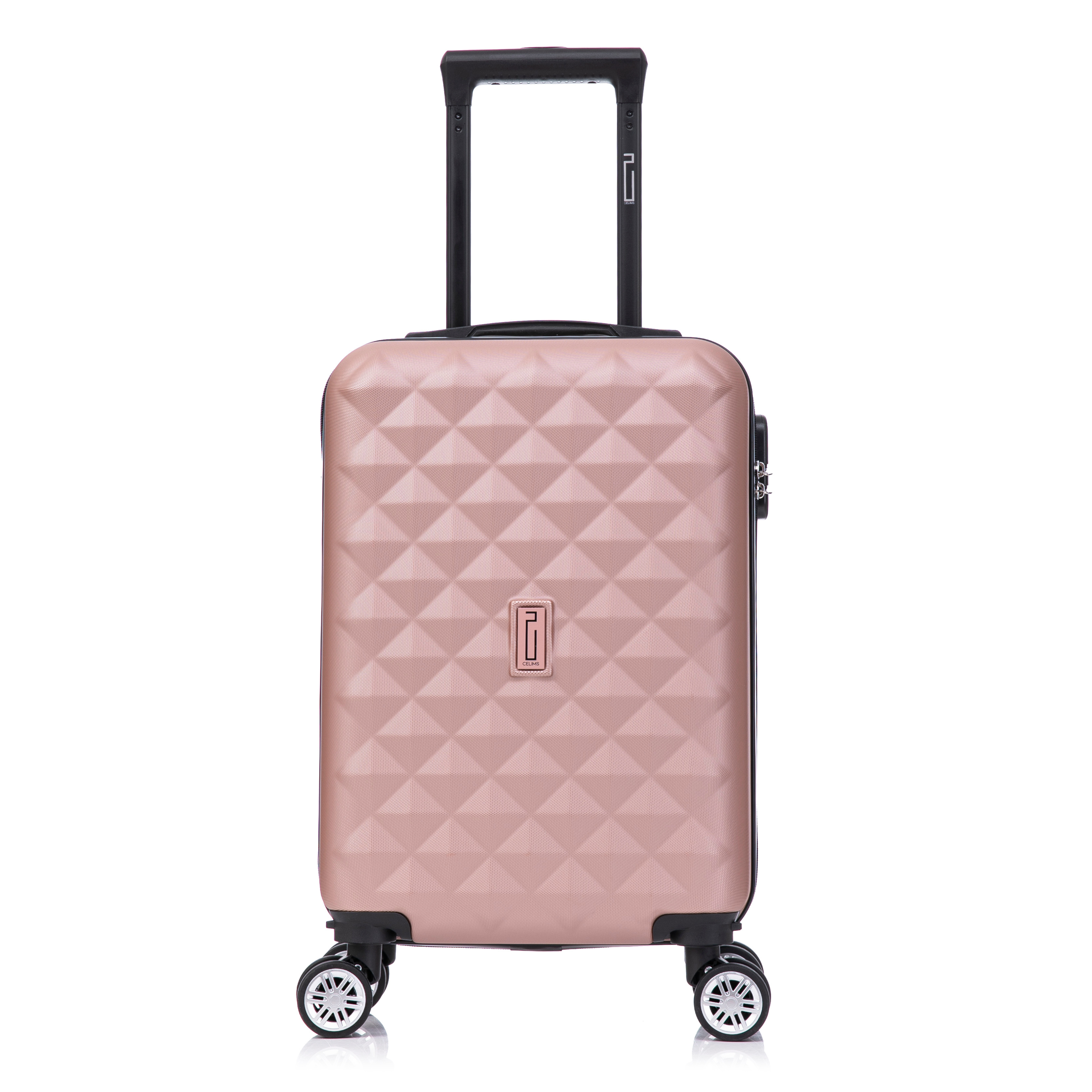 Set di valigie Urban da 6 pezzi | Valigia da cabina | Valigia media | Valigia grande | 2x Beauty Case – Oro Rosa