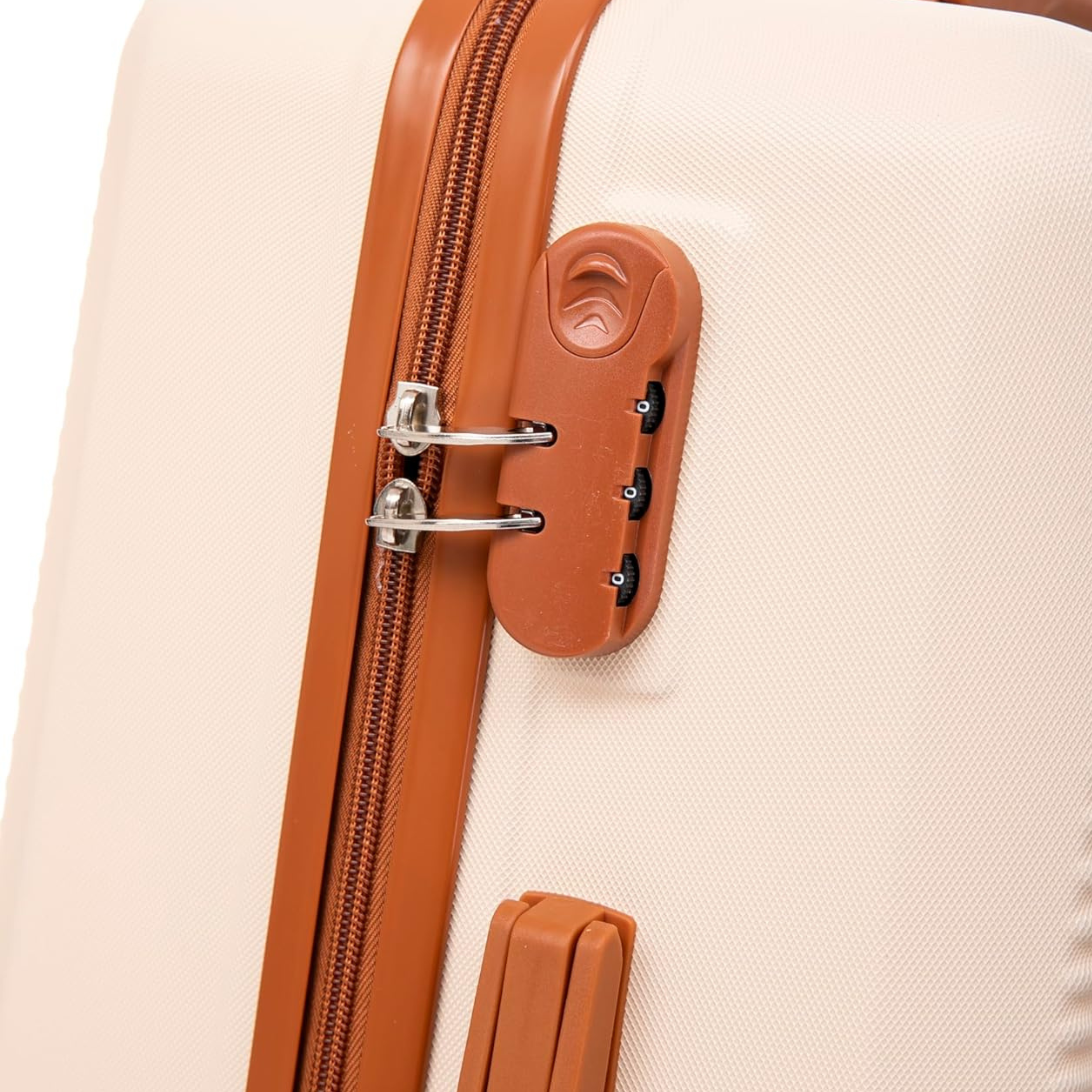 5-piece Week-end suitcase set | Cabin suitcase | Medium suitcase | Large suitcase | 2x Vanity case - Rose Gold