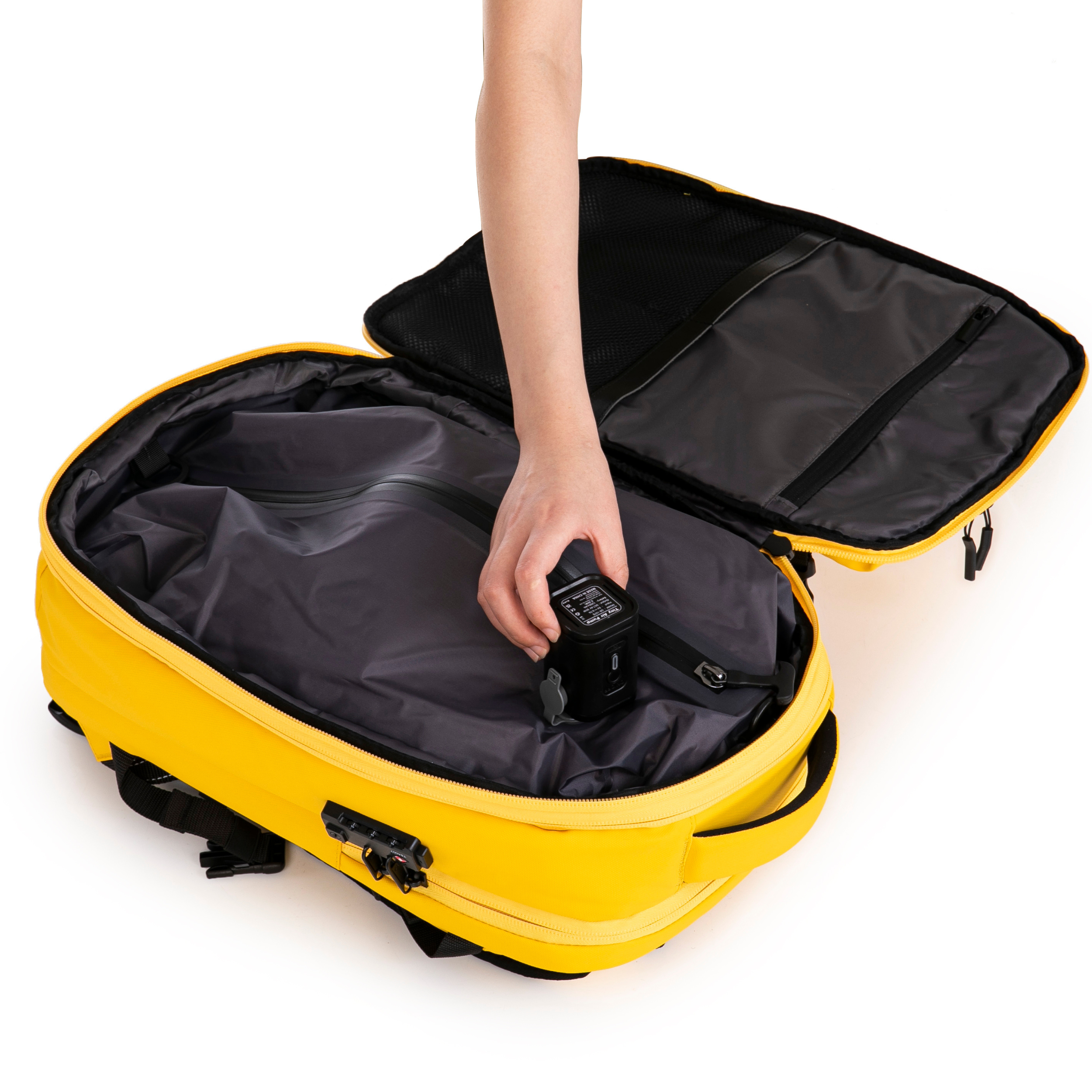 Zaino comprimibile V2 – Con o senza pompa, sacco di compressione incluso