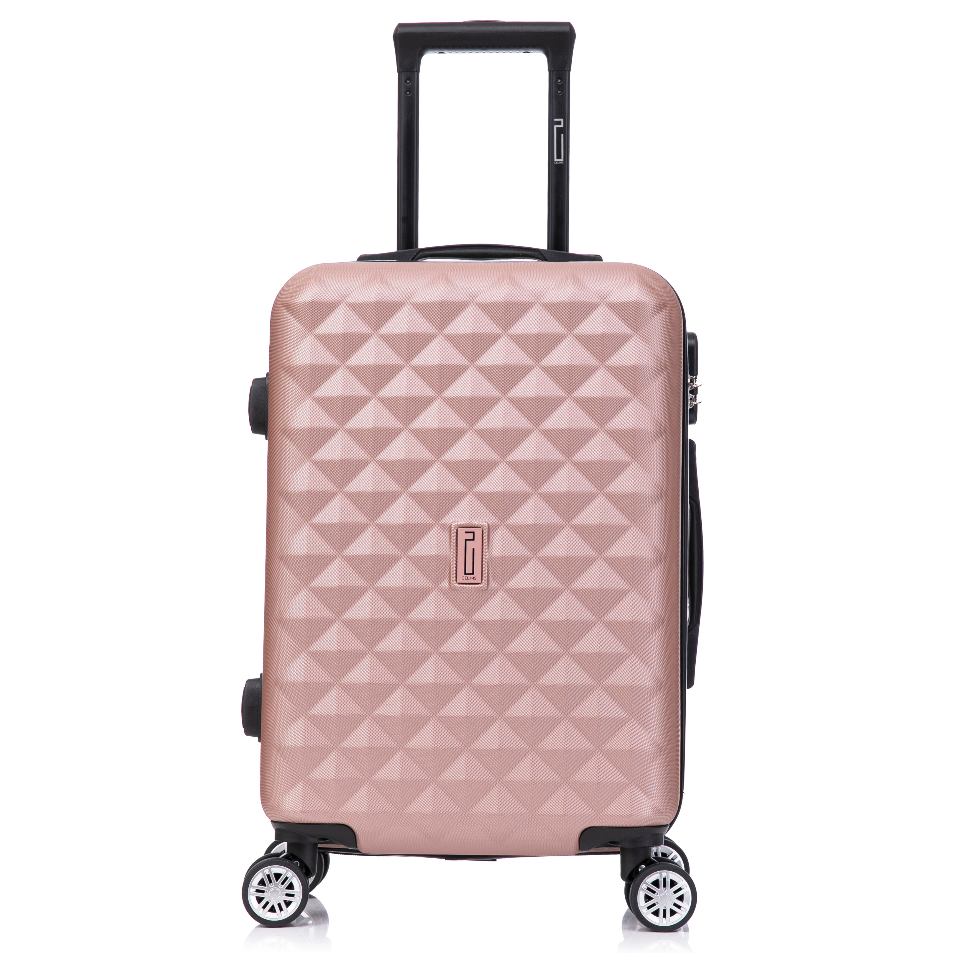 Set di valigie Urban da 6 pezzi | Valigia da cabina | Valigia media | Valigia grande | 2x Beauty Case – Oro Rosa