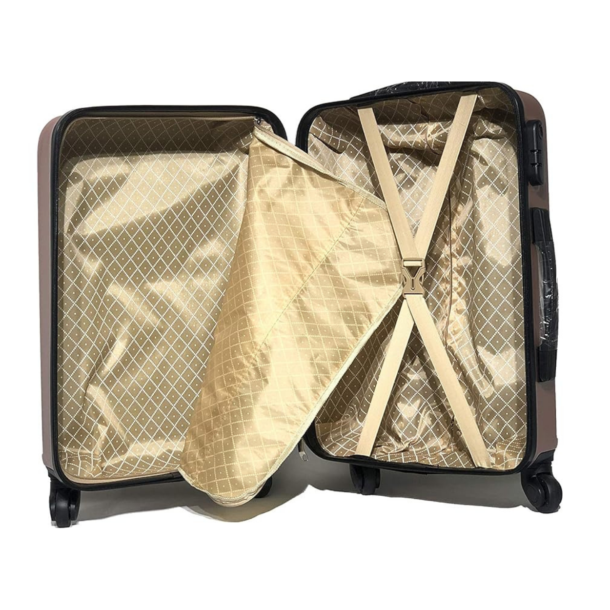 Valise Cabine avec Vanity Week-end | Bagage Cabine | 55x35x25 | Rose Gold - Celims France