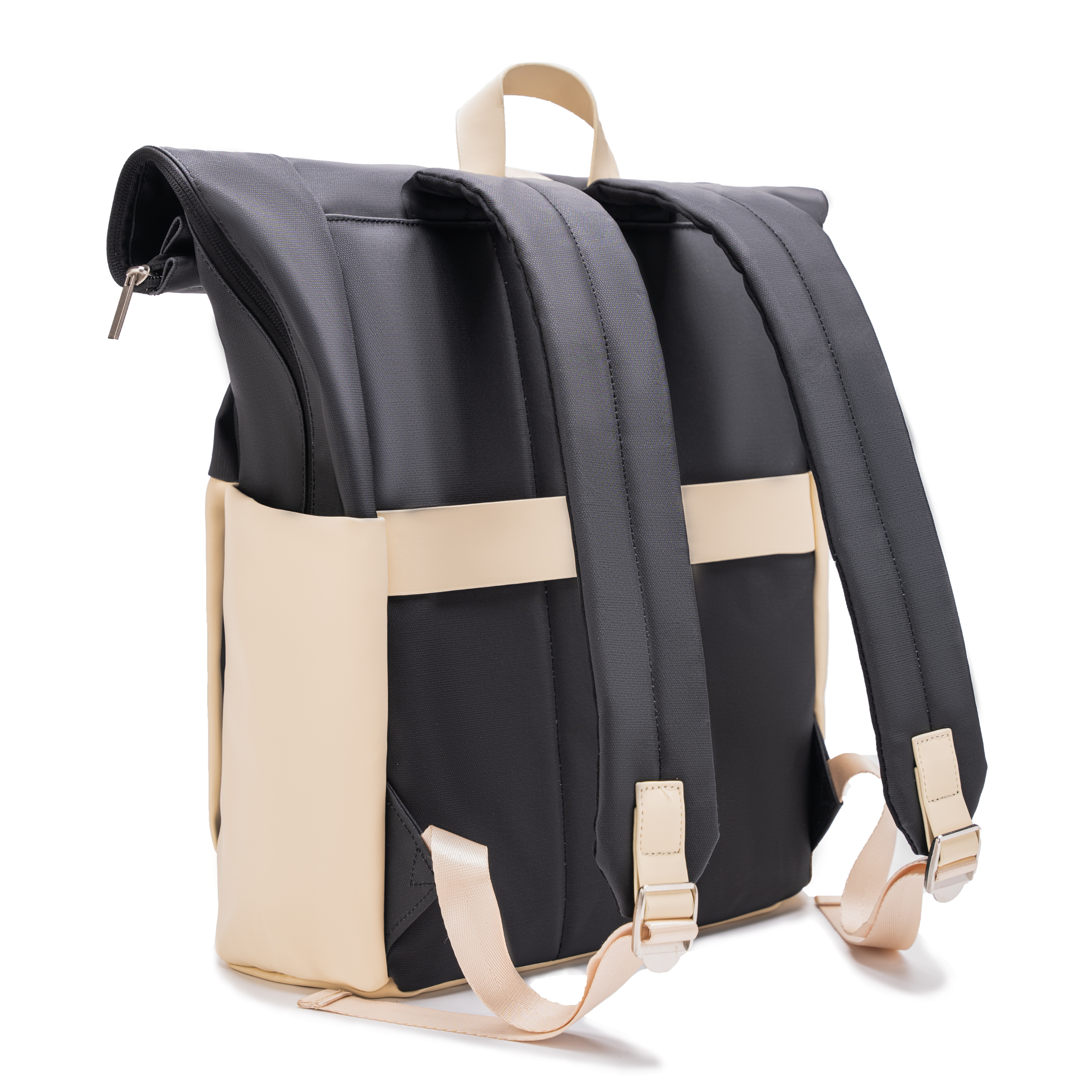 Sac à dos Roll-Top CELIMS - Bagage à Main 40x30x20cm - Imperméable & Ultra-Résitant - Sand