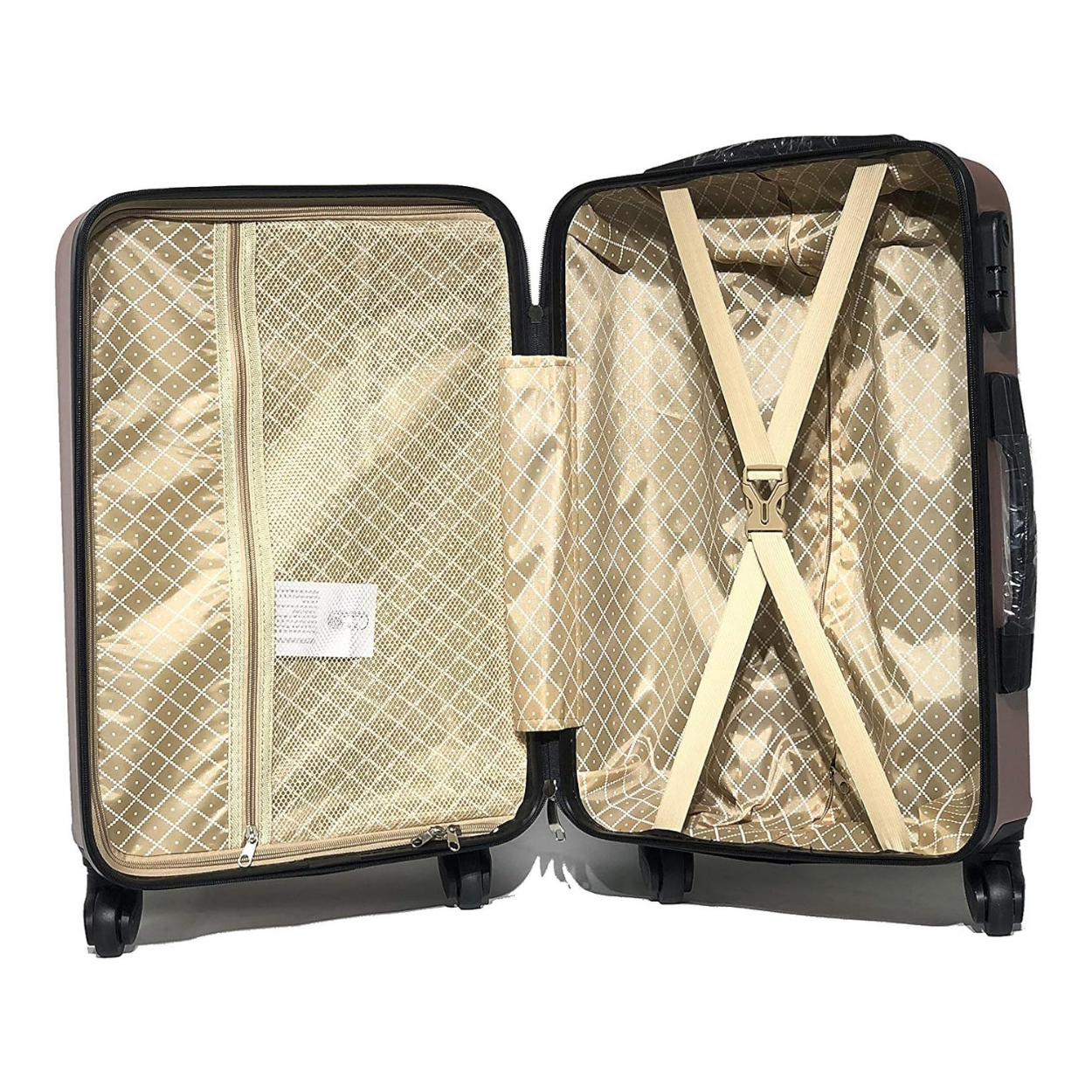 Valise Cabine avec Vanity Week-end | Bagage Cabine | 55x35x25 | Rose Gold - Celims France