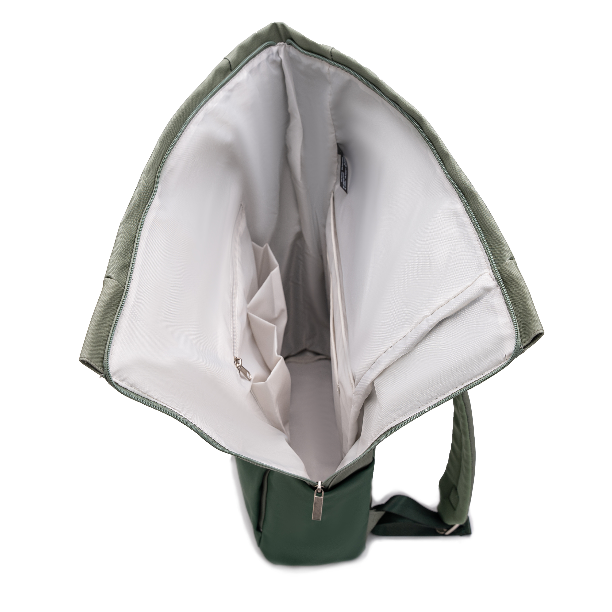 Zaino Roll-Top CELIMS - Bagaglio a mano 40x30x20cm - Impermeabile e ultra resistente - Verde