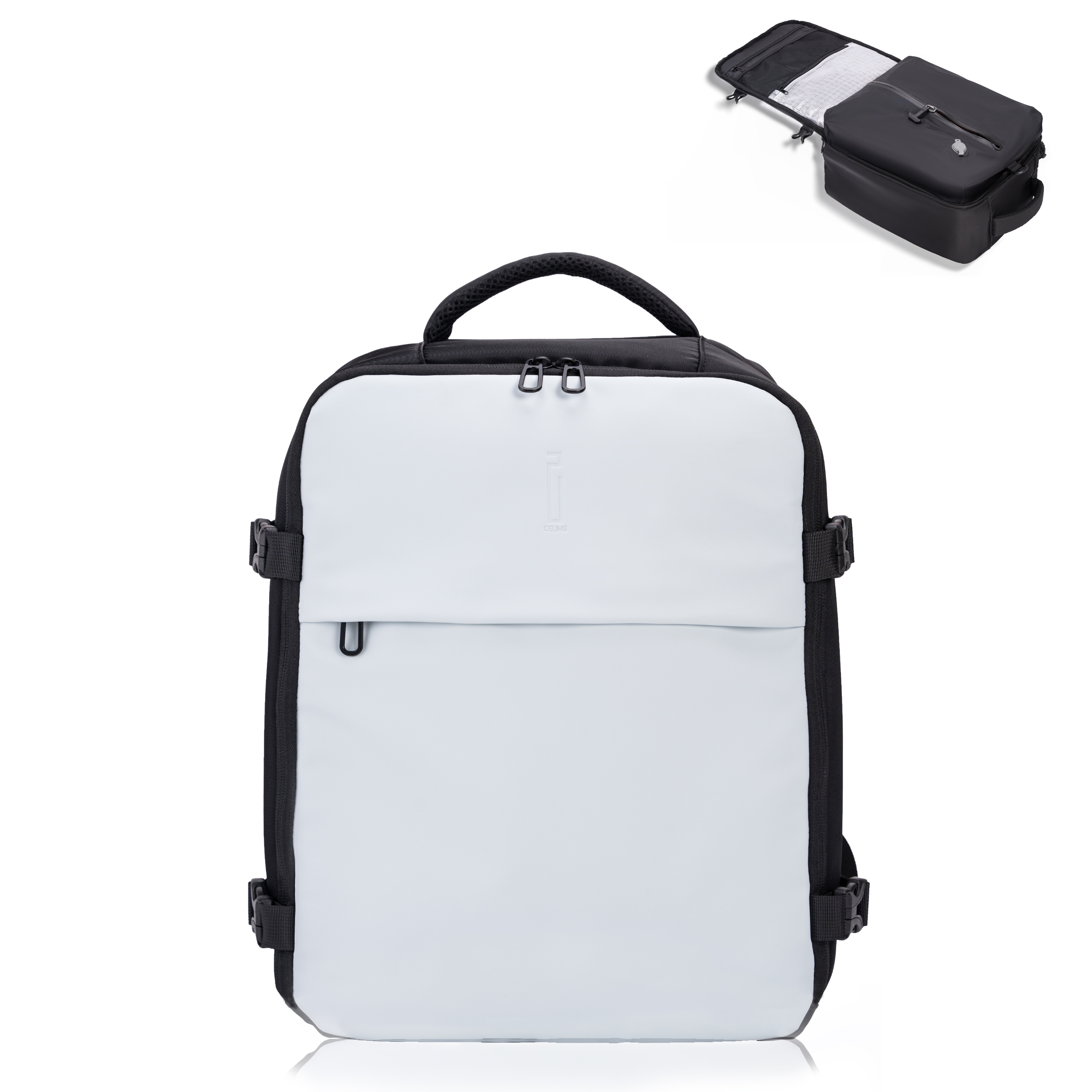 Zaino sottovuoto CELIMS 40x30x20 - Bagaglio a mano - Impermeabile - Rosa