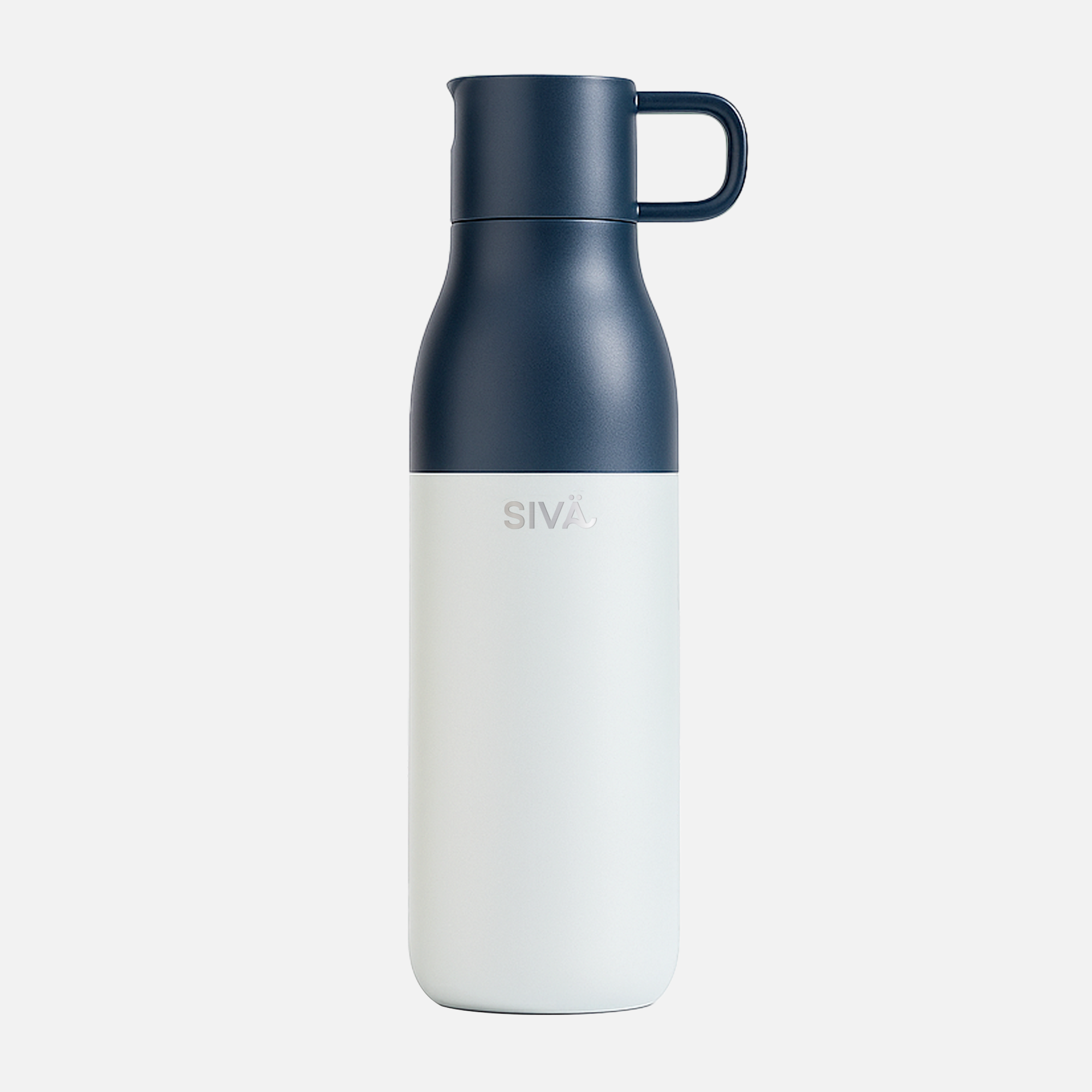 SIVÄ – Gourde Isotherme Inox 740ml | 100% Étanche avec Filtre Charbon Actif | Sans BPA