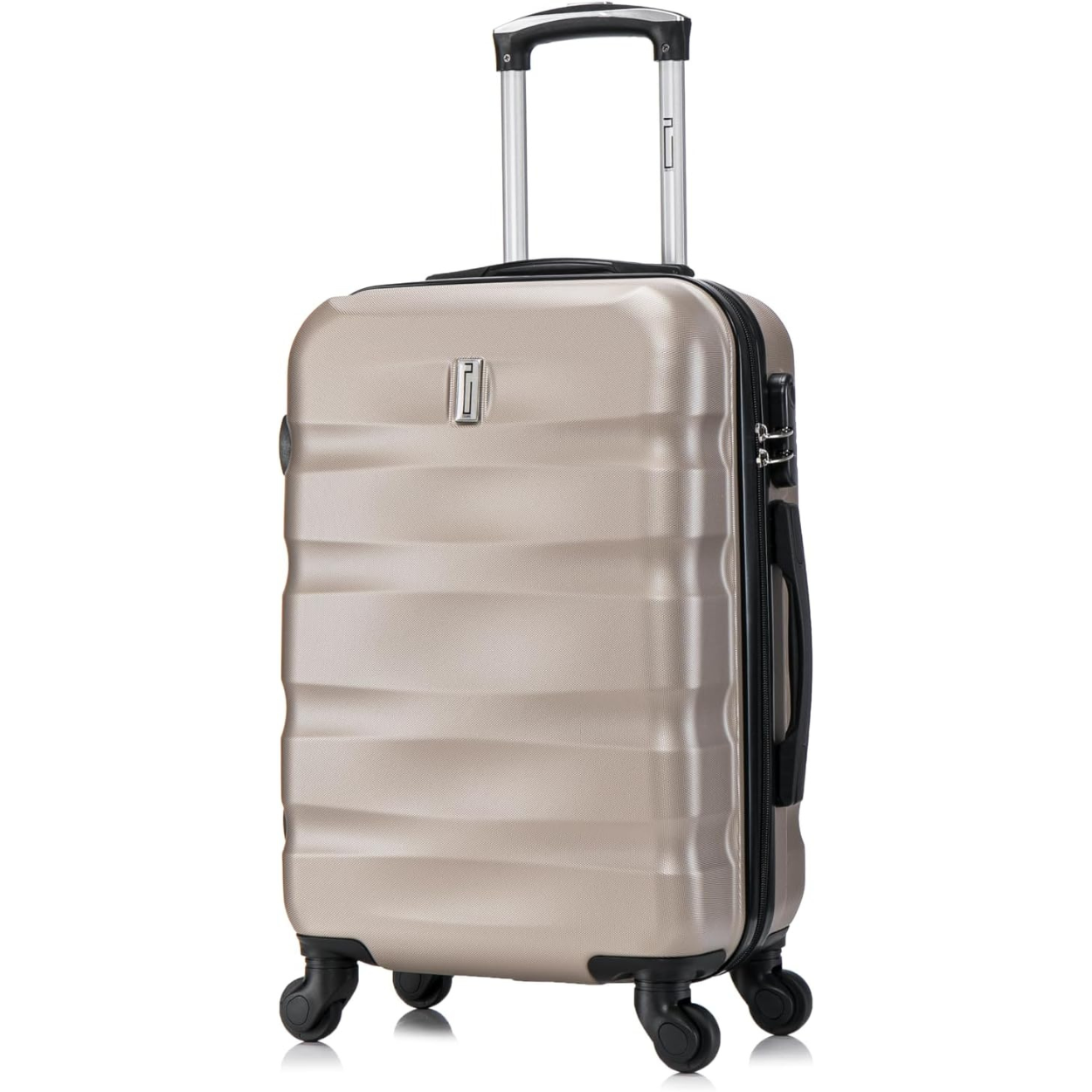 Set Valise 3 pièces AeroWave | Valise Cabine | Valise Moyenne | Valise Grande – Champagne - Celims France