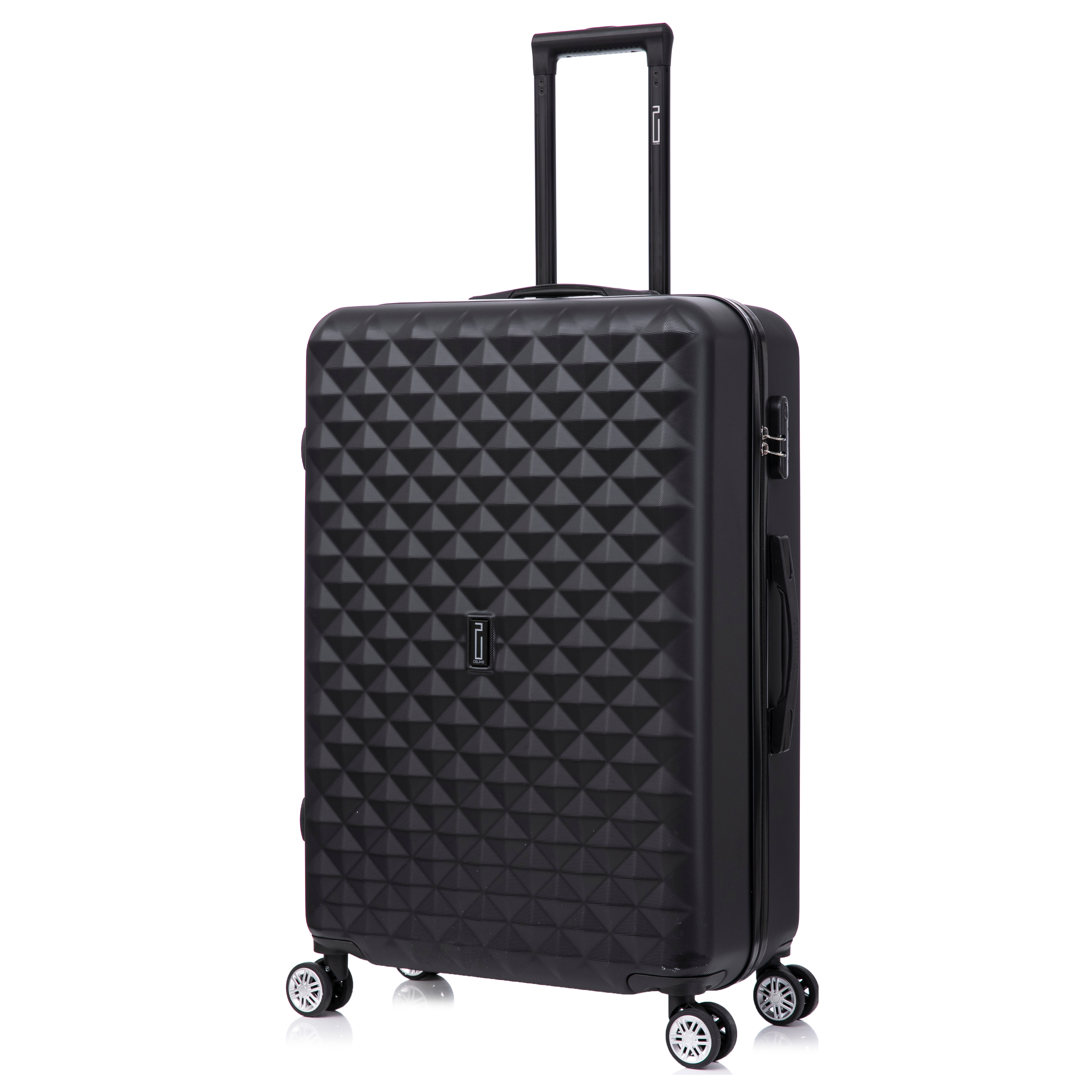 Valigia grande da città | Custodia rigida grande | 75x45x28 | Nero