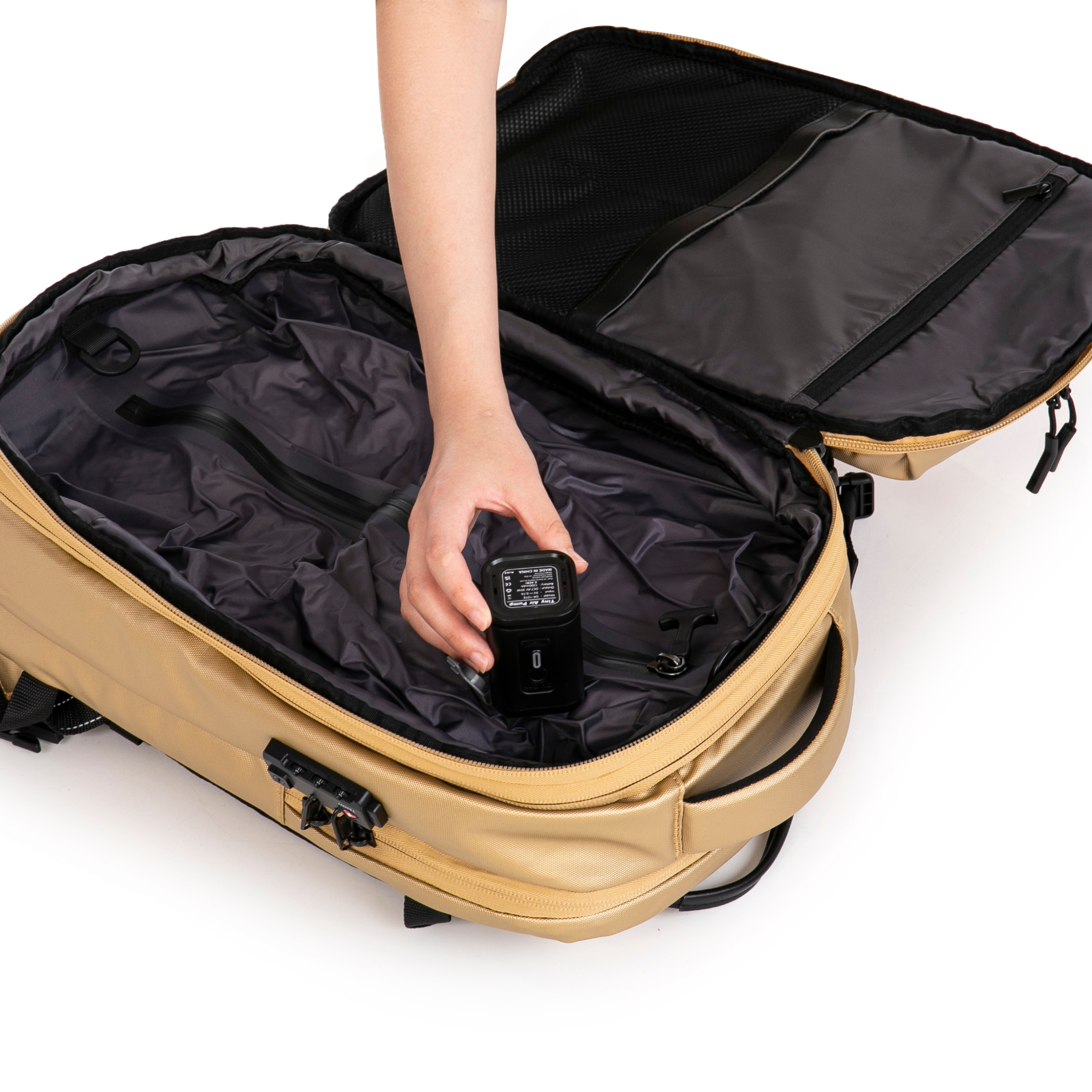 Zaino comprimibile V2 – Con o senza pompa, sacco di compressione incluso