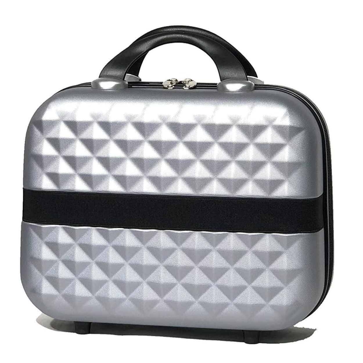 Valise Moyenne avec Vanity Urban | Valise Rigide | 65x40x25 | Argent - Celims France