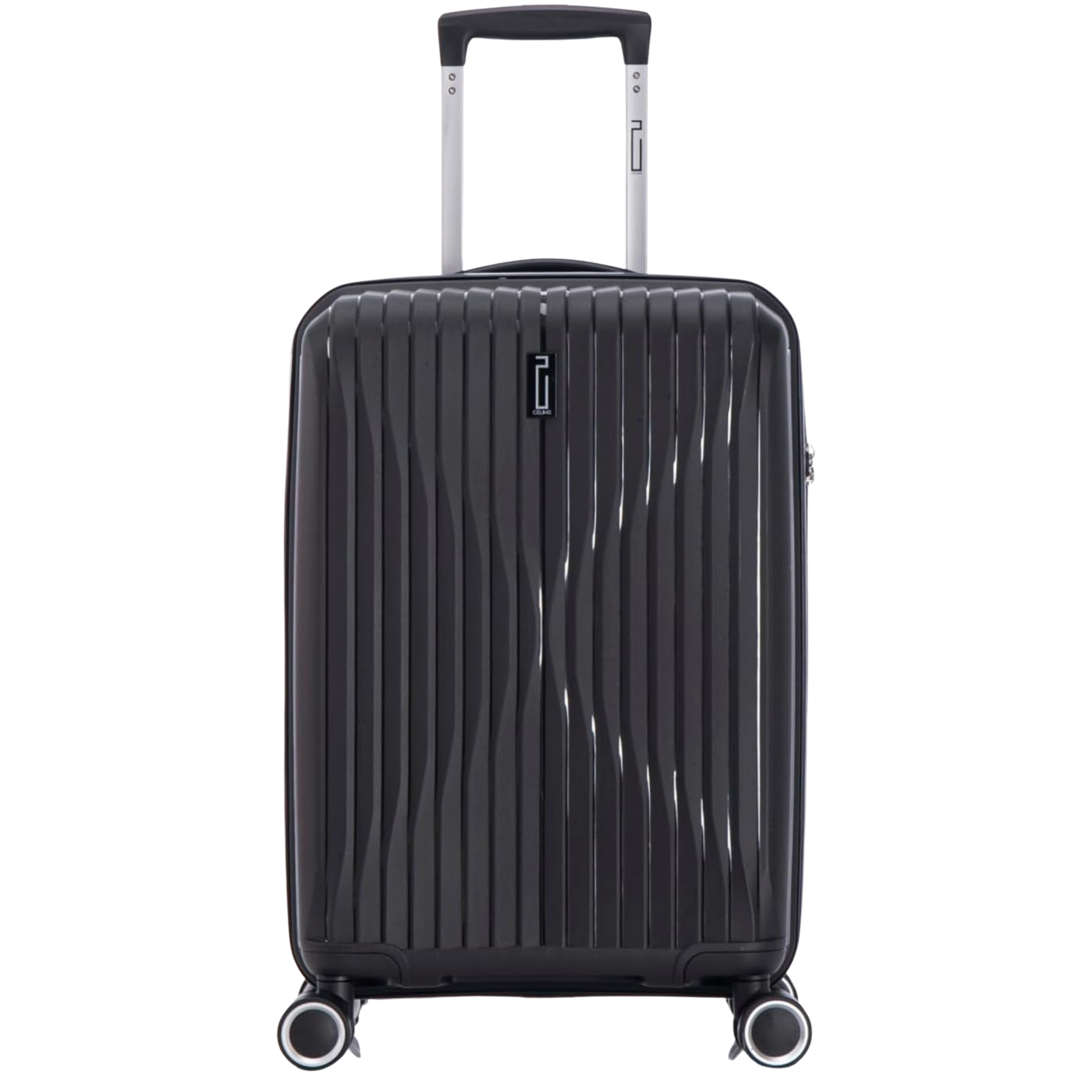 Kabinenkoffer aus Polypropylen | Koffer aus Polypropylen | 55x40x20 | Schwarz