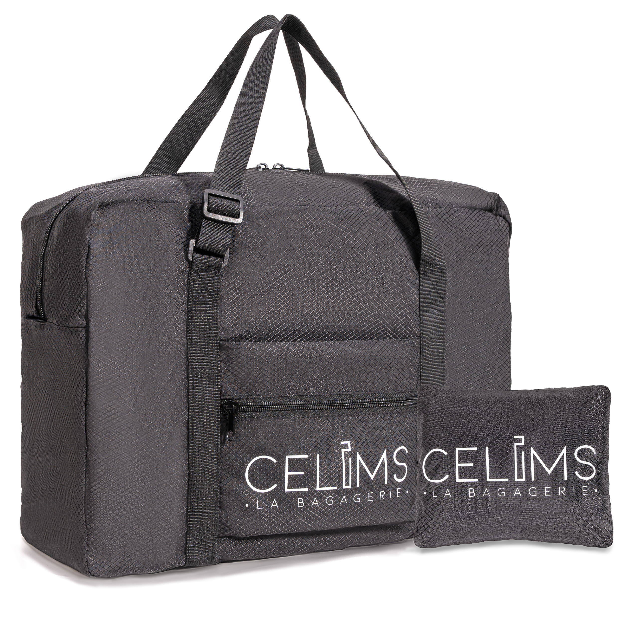 Borsa a Mano CELIMS 40x30x20 – Pieghevole Ultra Compatta – Nylon Ripstop Impermeabile – Ultraleggera