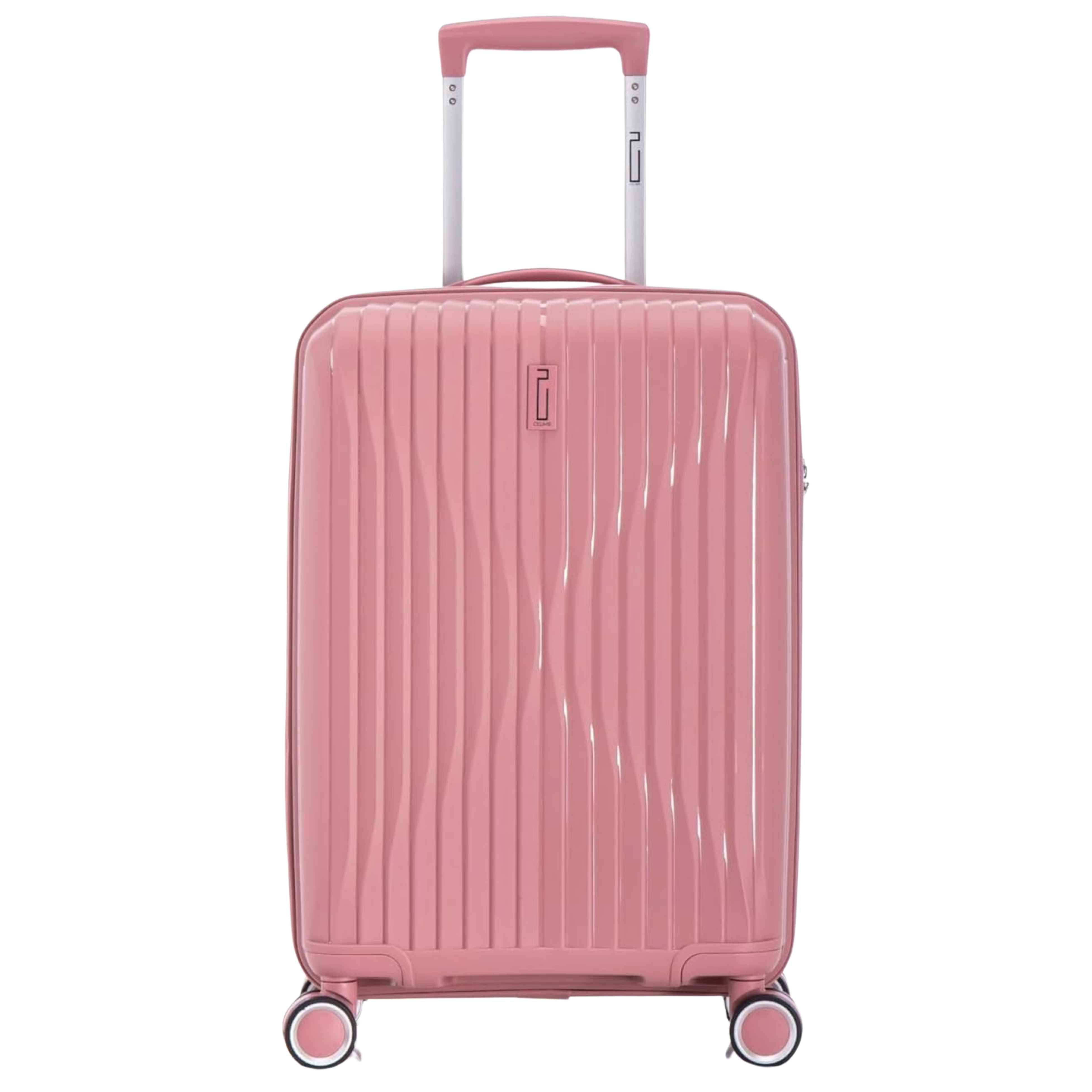 Kabinenkoffer aus Polypropylen | Koffer aus Polypropylen | 55x40x20 | Rosa