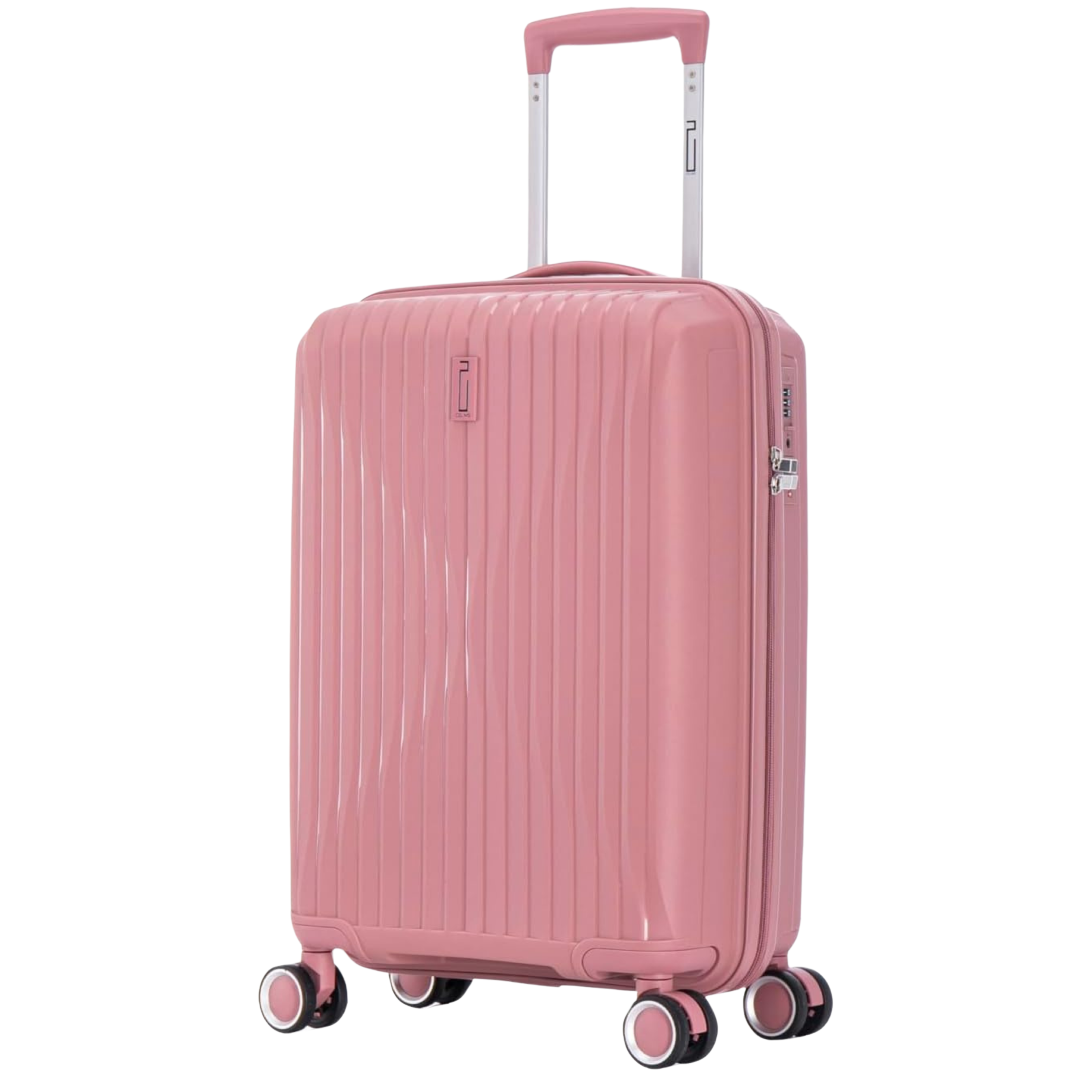 Kabinenkoffer aus Polypropylen | Koffer aus Polypropylen | 55x40x20 | Rosa