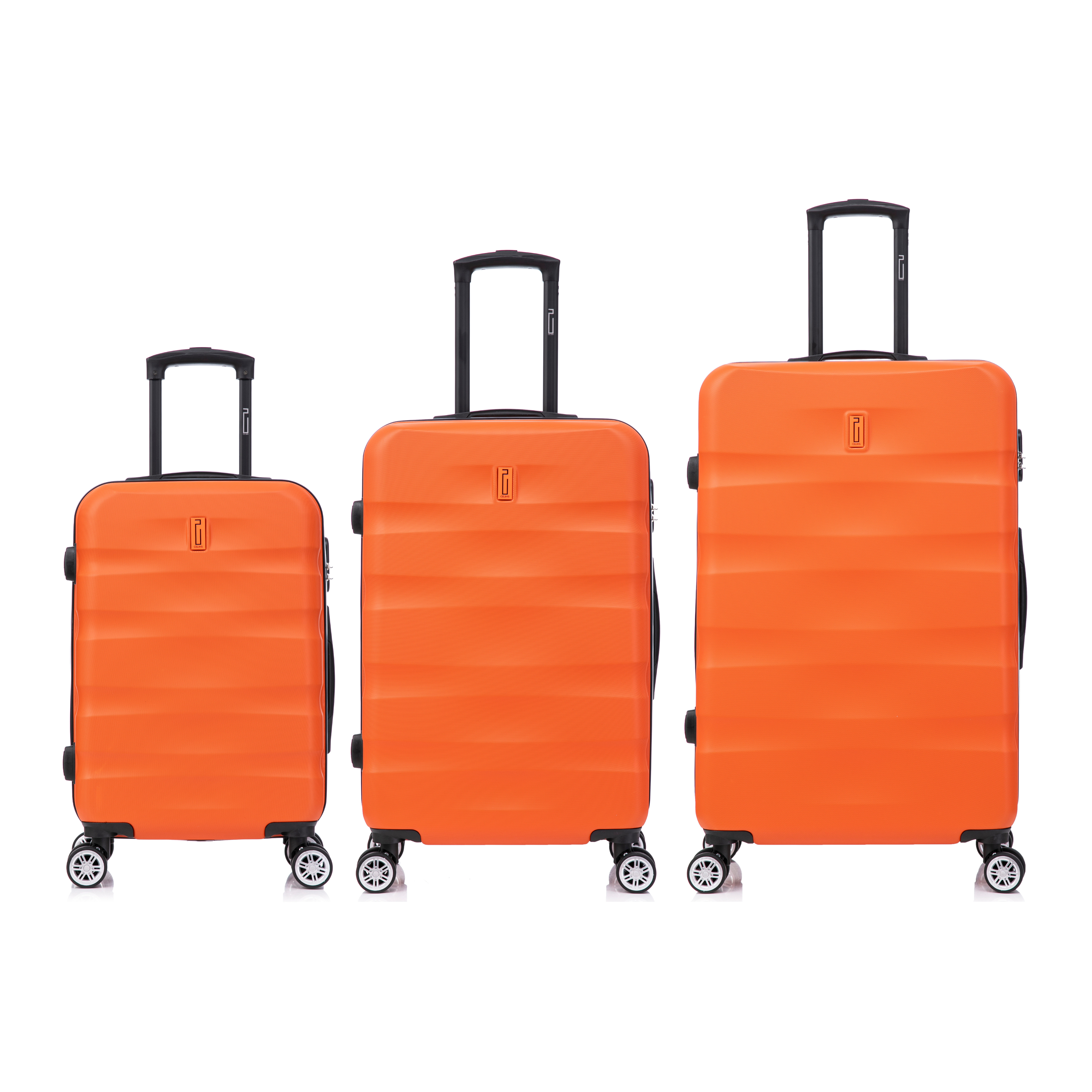 Set valises 3 pièces AeroWave – cabine, moyenne, grande - Vert