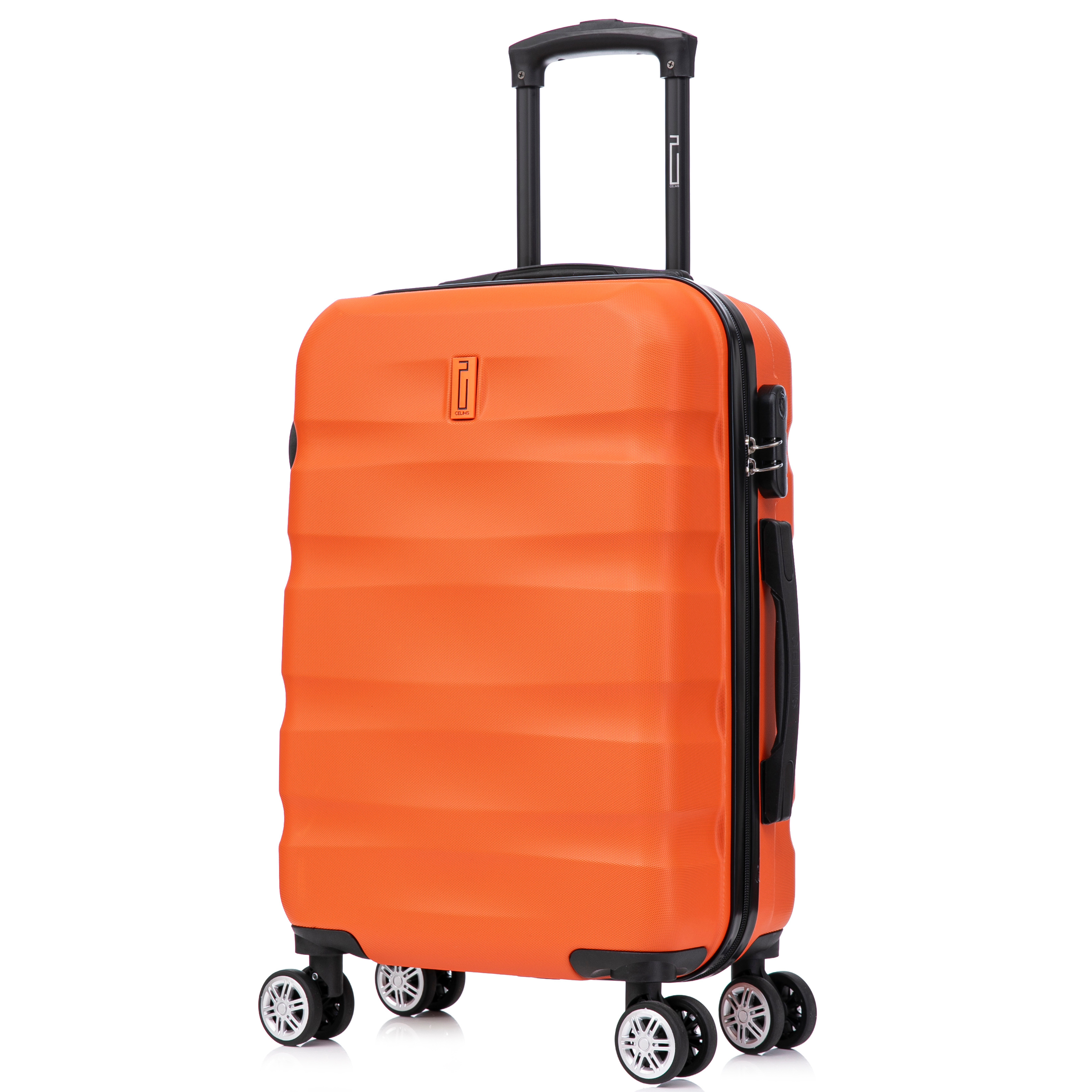 AeroWave Kabinenkoffer | Handgepäck | 55x35x25 | Orange