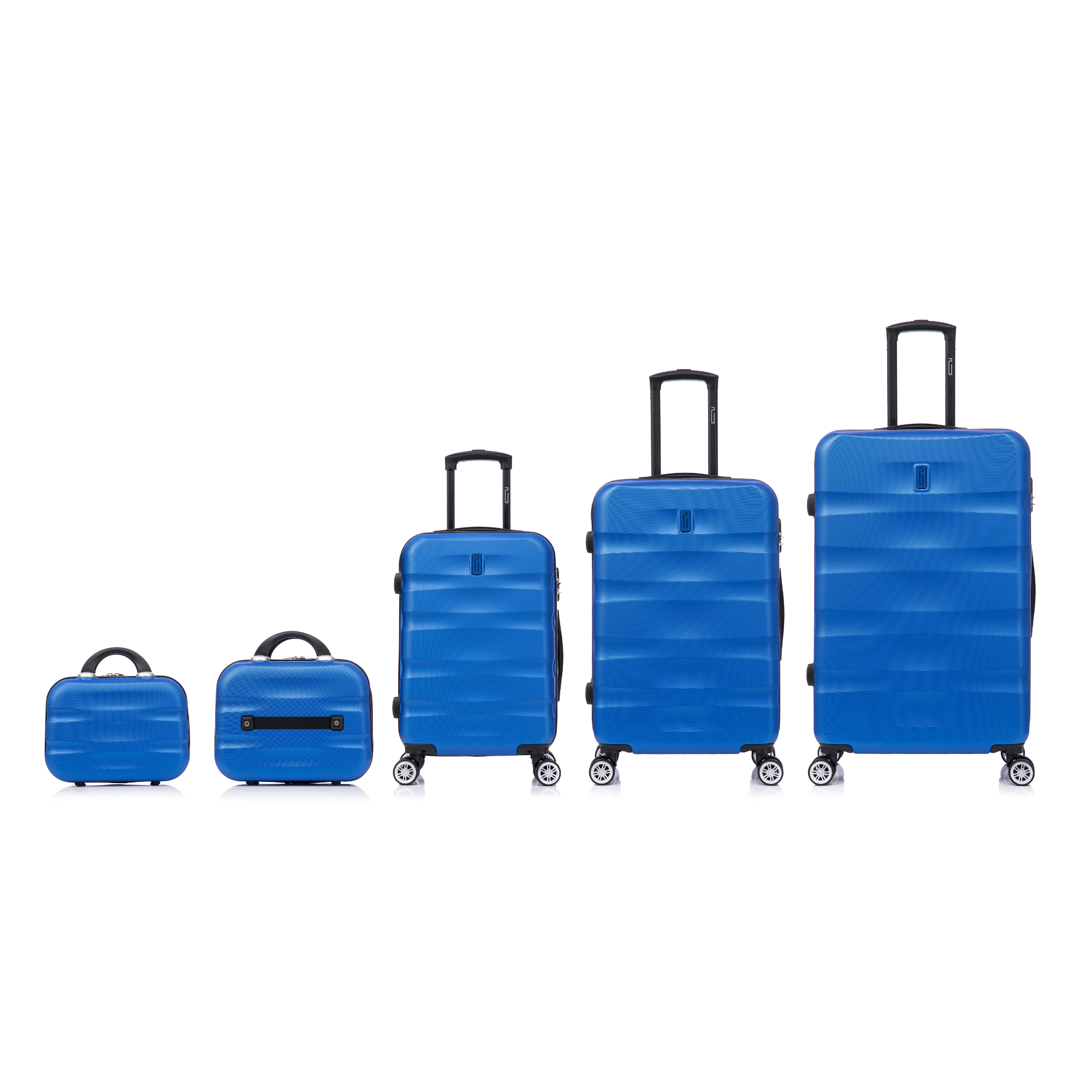 SET - Set di 5 valigie - ABS (XL-75cm) (L-65cm) (S-55cm) 