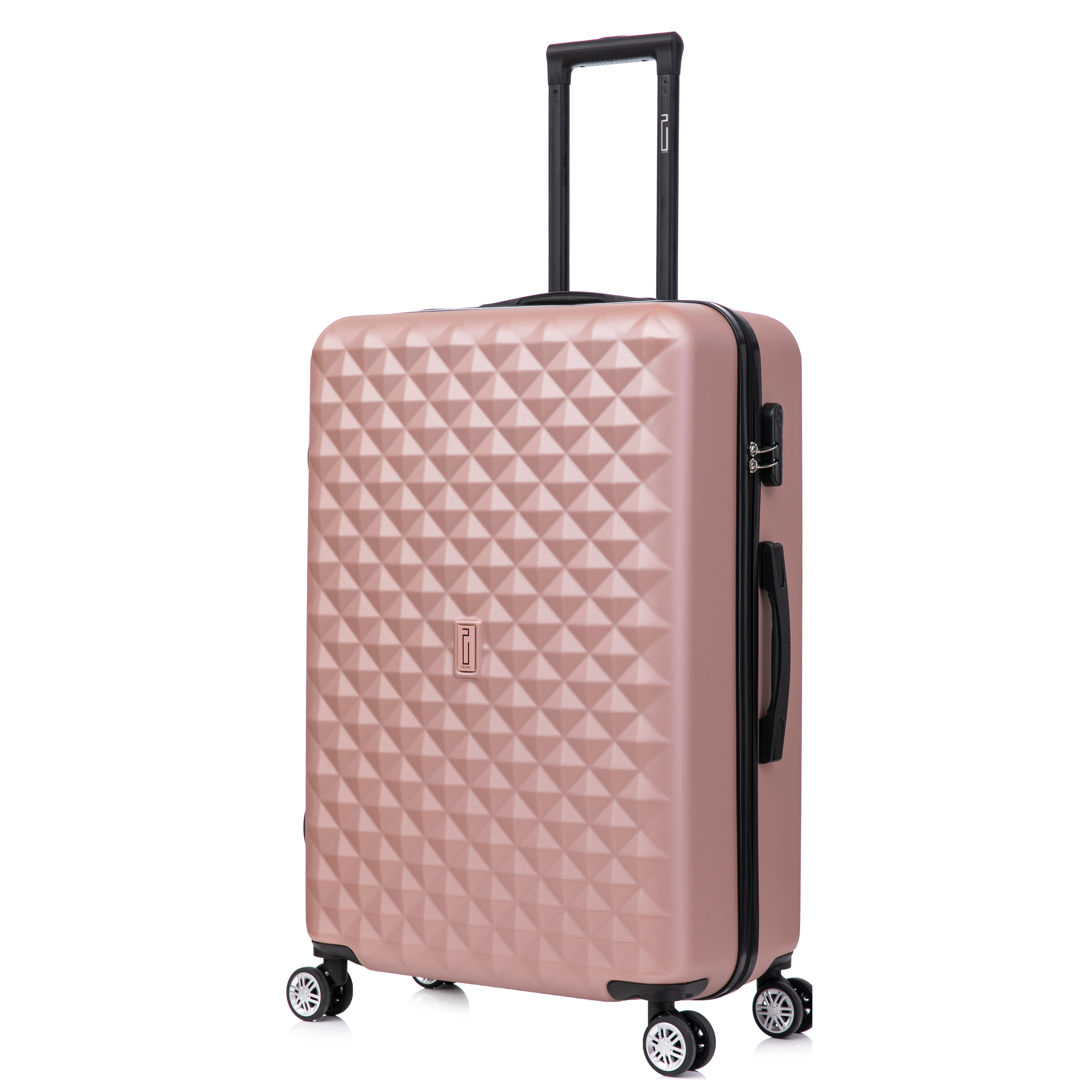 Valigia grande da città | Custodia rigida grande | 75x45x28 | Oro rosa