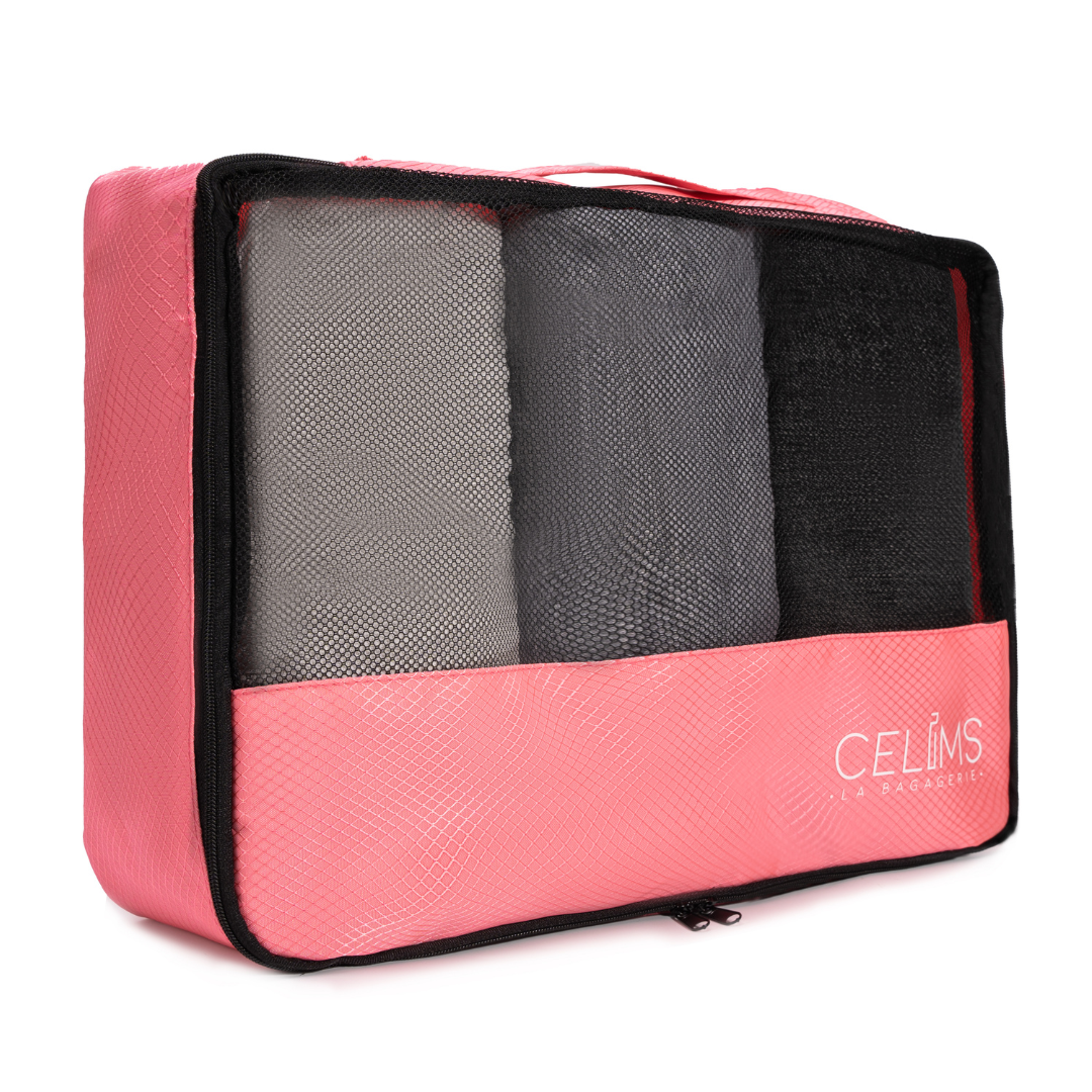 PACKING CUBE – Cube de Rangement Valise – Organisateur Bagage Voyage Léger et Pliable – Accessoire de Voyage
