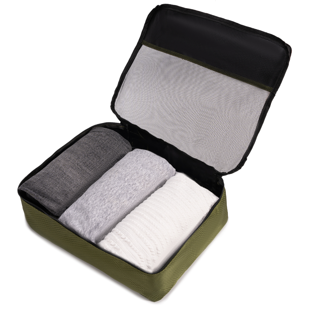 PACKING CUBE – Cube de Rangement Valise – Organisateur Bagage Voyage Léger et Pliable – Accessoire de Voyage