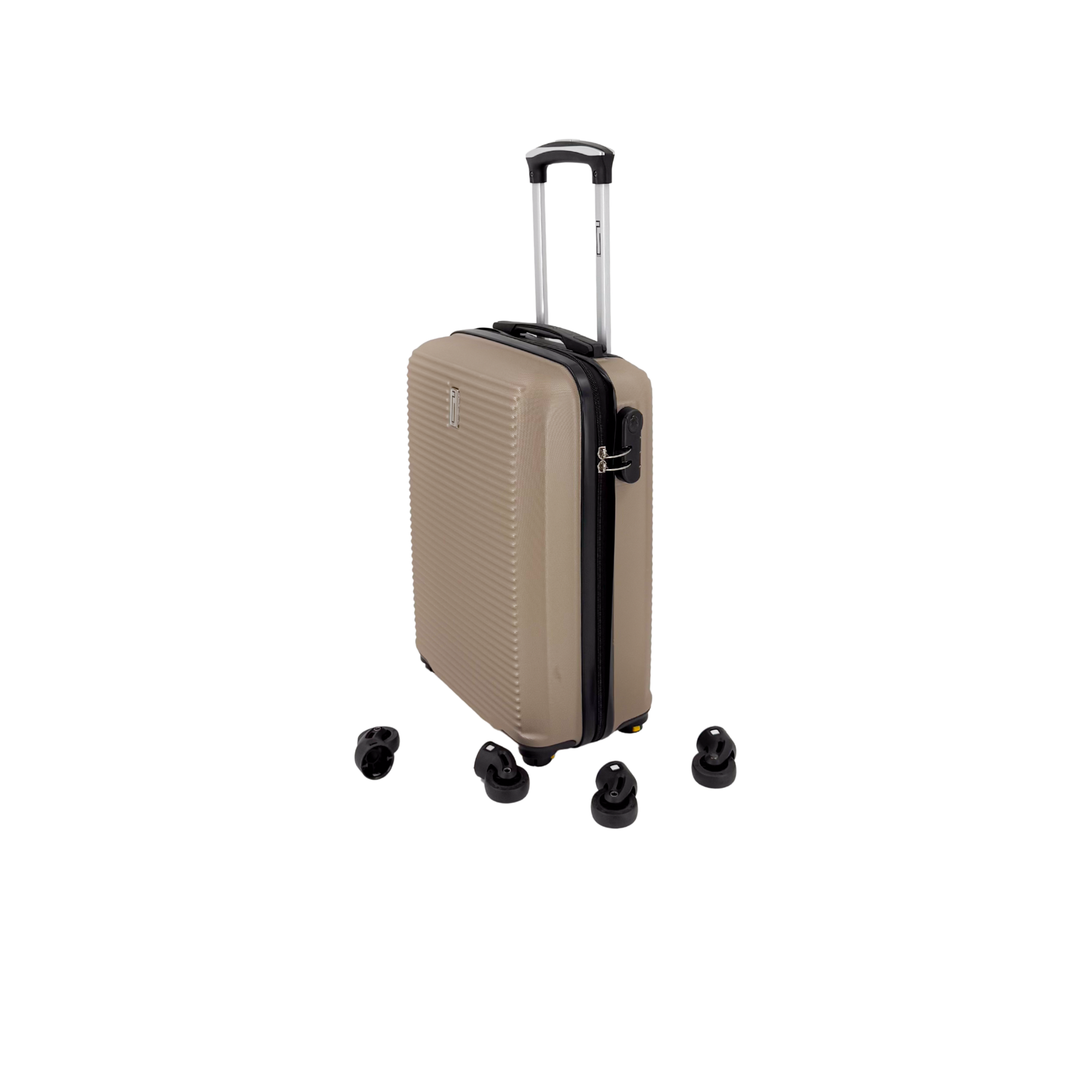 Valigia da weekend | Valigia piccola | Dimensioni: 45x36x20 | Champagne
