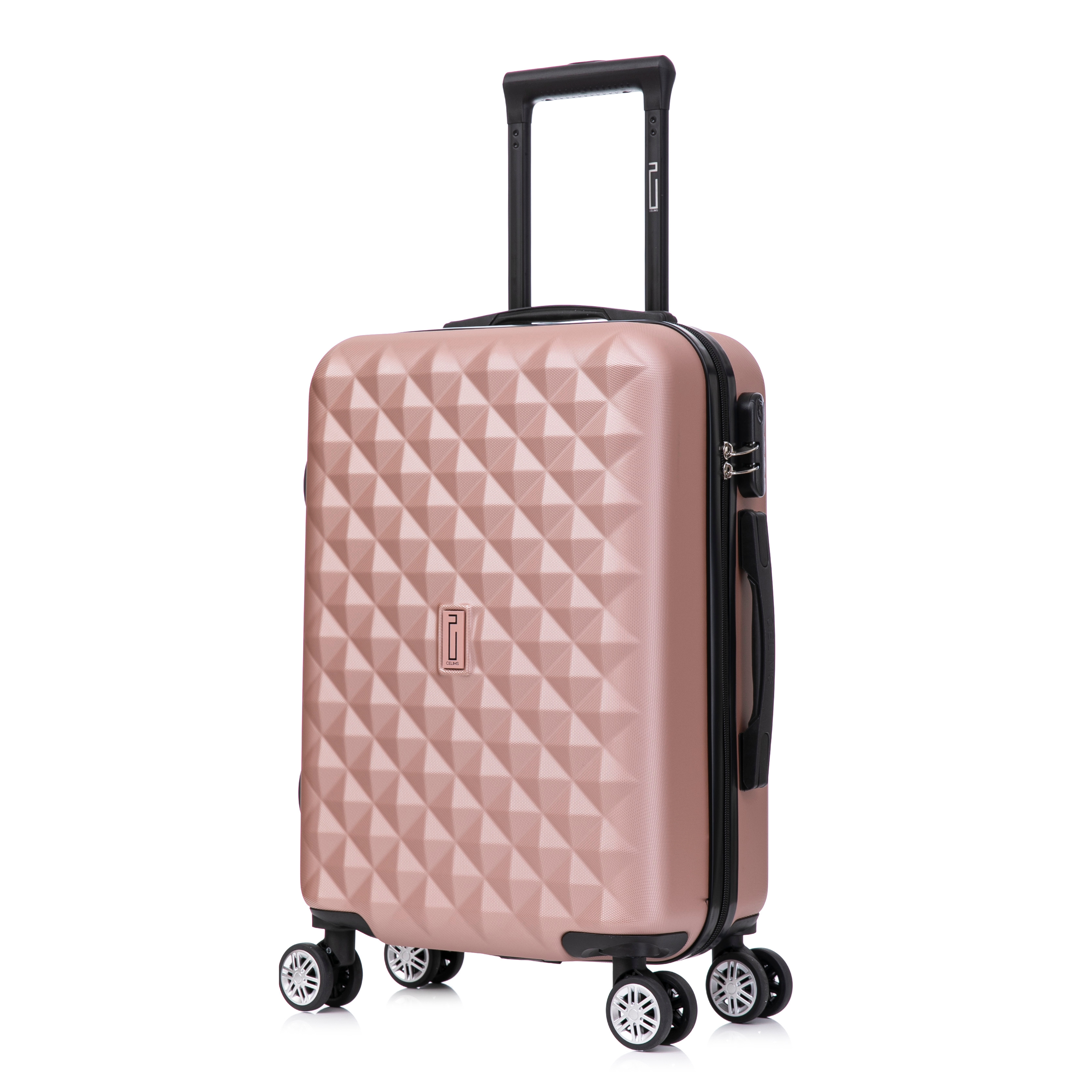 Urbaner Kabinenkoffer | Handgepäck | 55x35x25 | Roségold