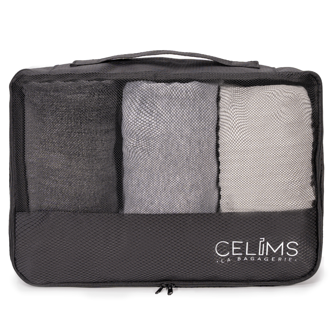 PACKING CUBE – Cube de Rangement Valise – Organisateur Bagage Voyage Léger et Pliable – Accessoire de Voyage